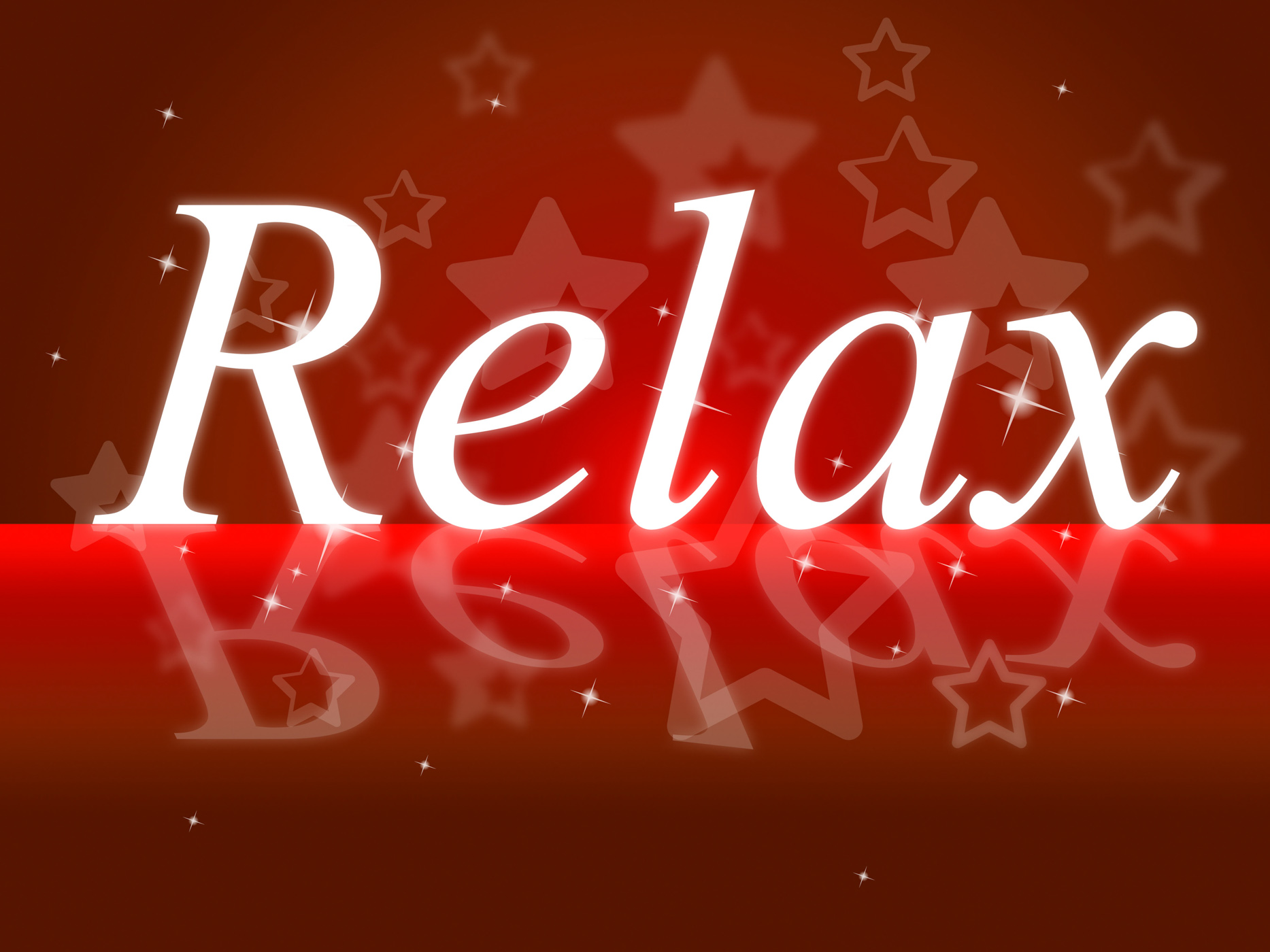 Relax relaxation indicates tranquil resting and relief photo