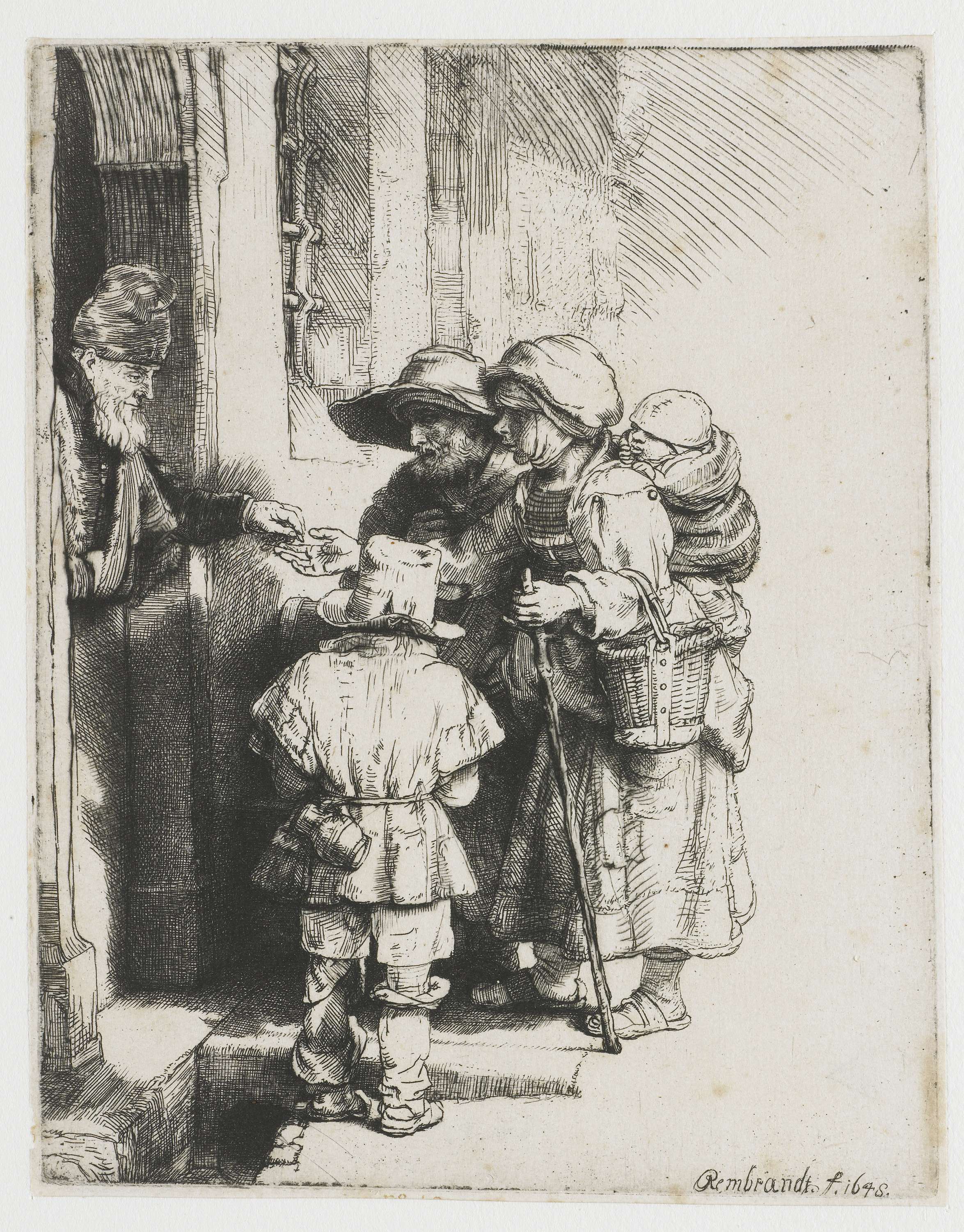 Bedelende family Rembrandt Harmensz. van Rijn, 1648 | Figure Drawing ...