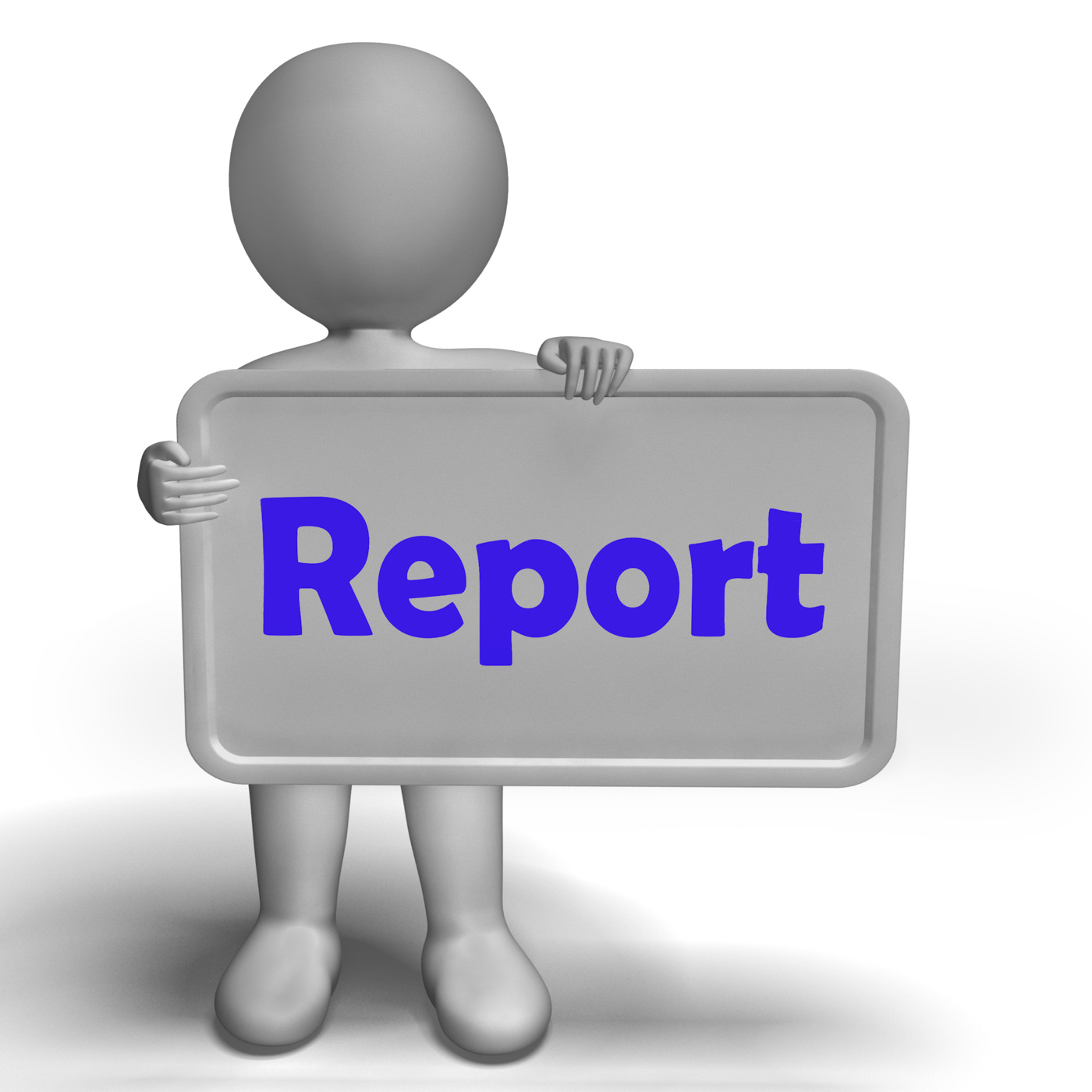 Report Sign Means News Announcement Or Information, Announce, Record, Sign, Reporting, HQ Photo