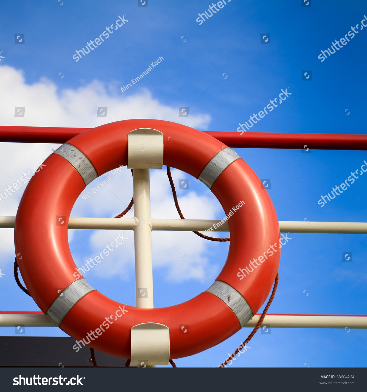 Red Rescue Ring Sky Stock Photo (Royalty Free) 63604264 - Shutterstock