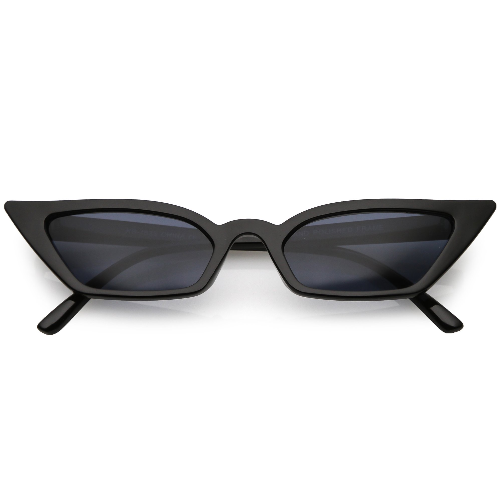 Women's 90's Thin Retro Pointed Cat Eye Sunglasses - zeroUV
