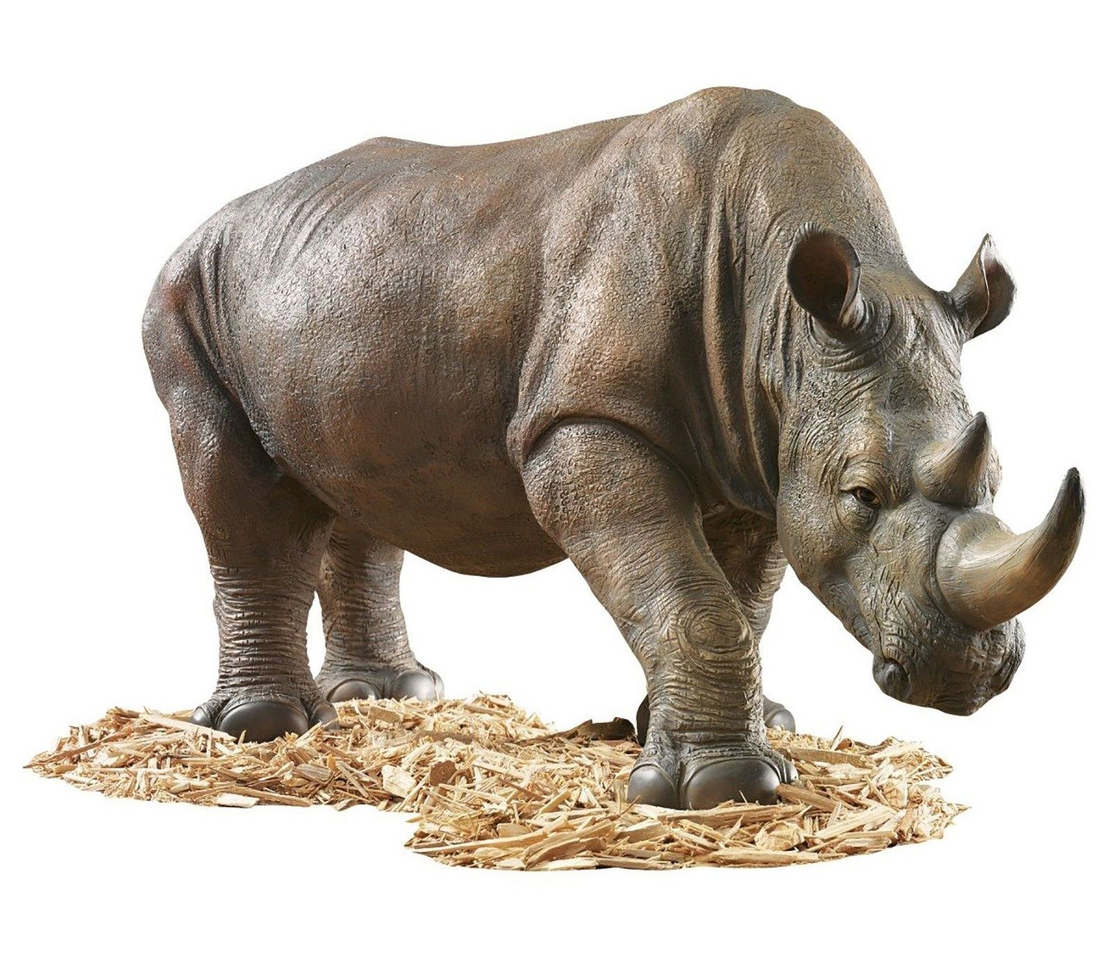 South African Rhino Garden Sculpture - GardenSite.co.uk