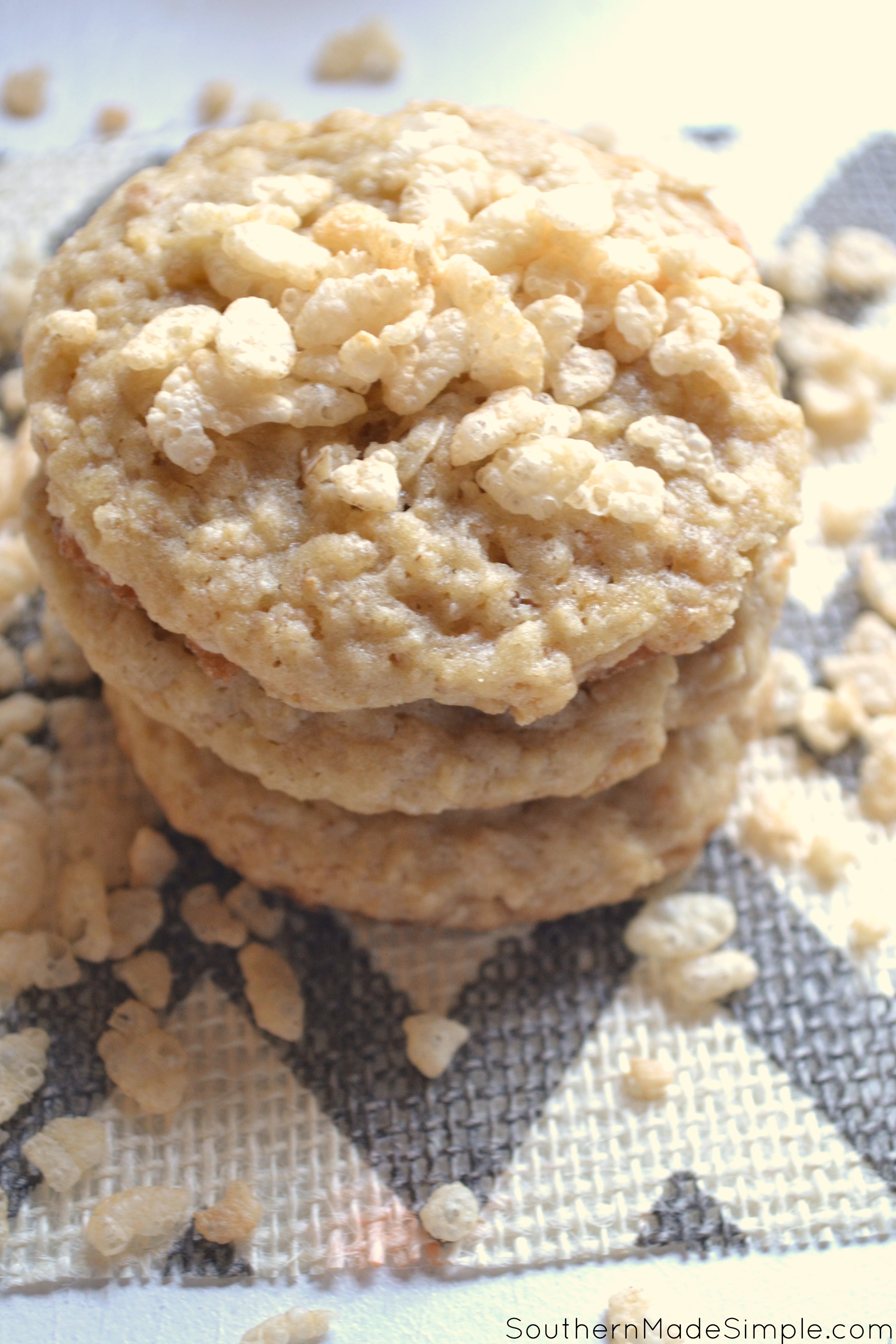 Oatmeal Rice Krispie Cookies - Southern Made Simple