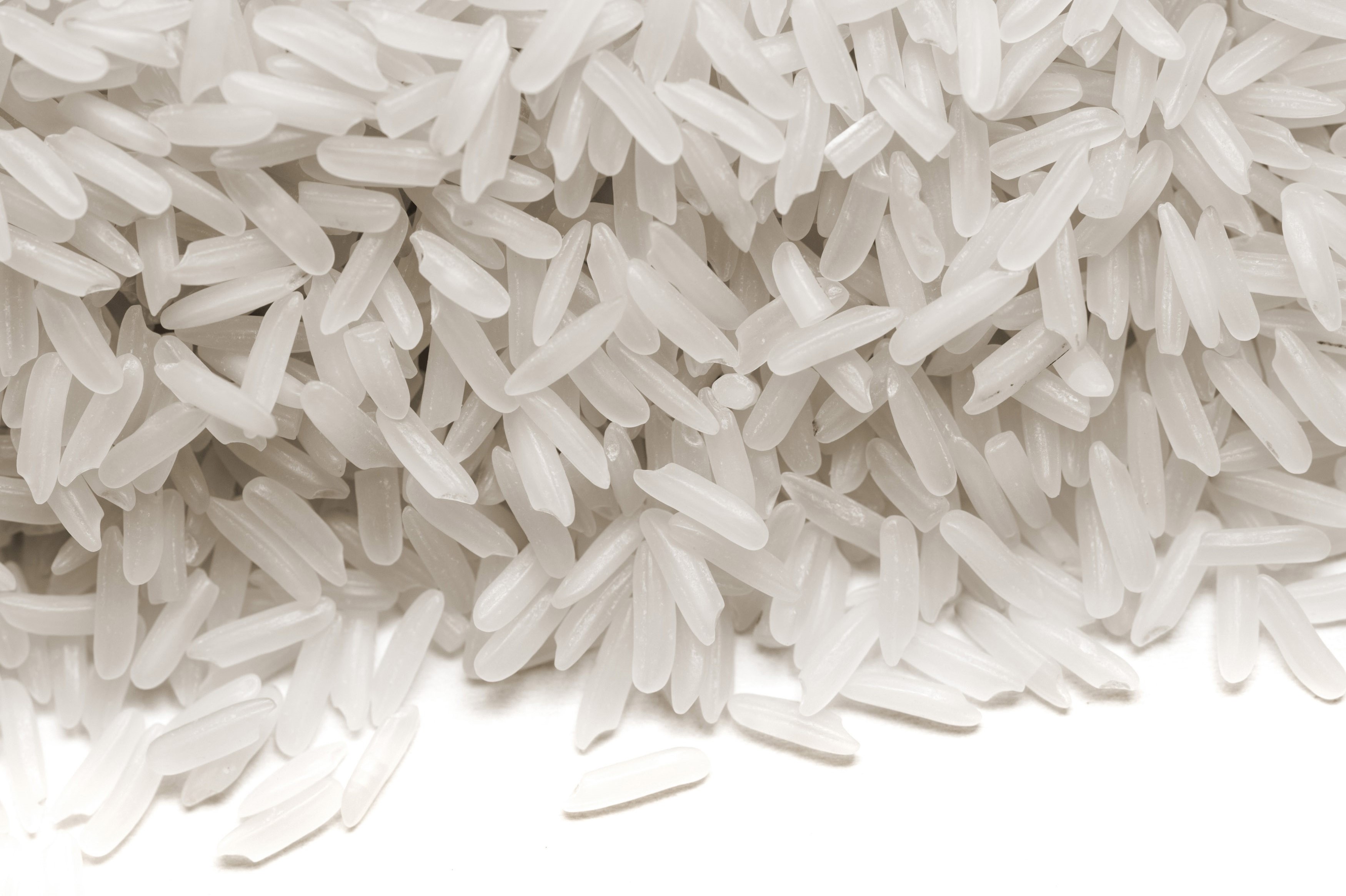 Long-grain white rice - Free Stock Image