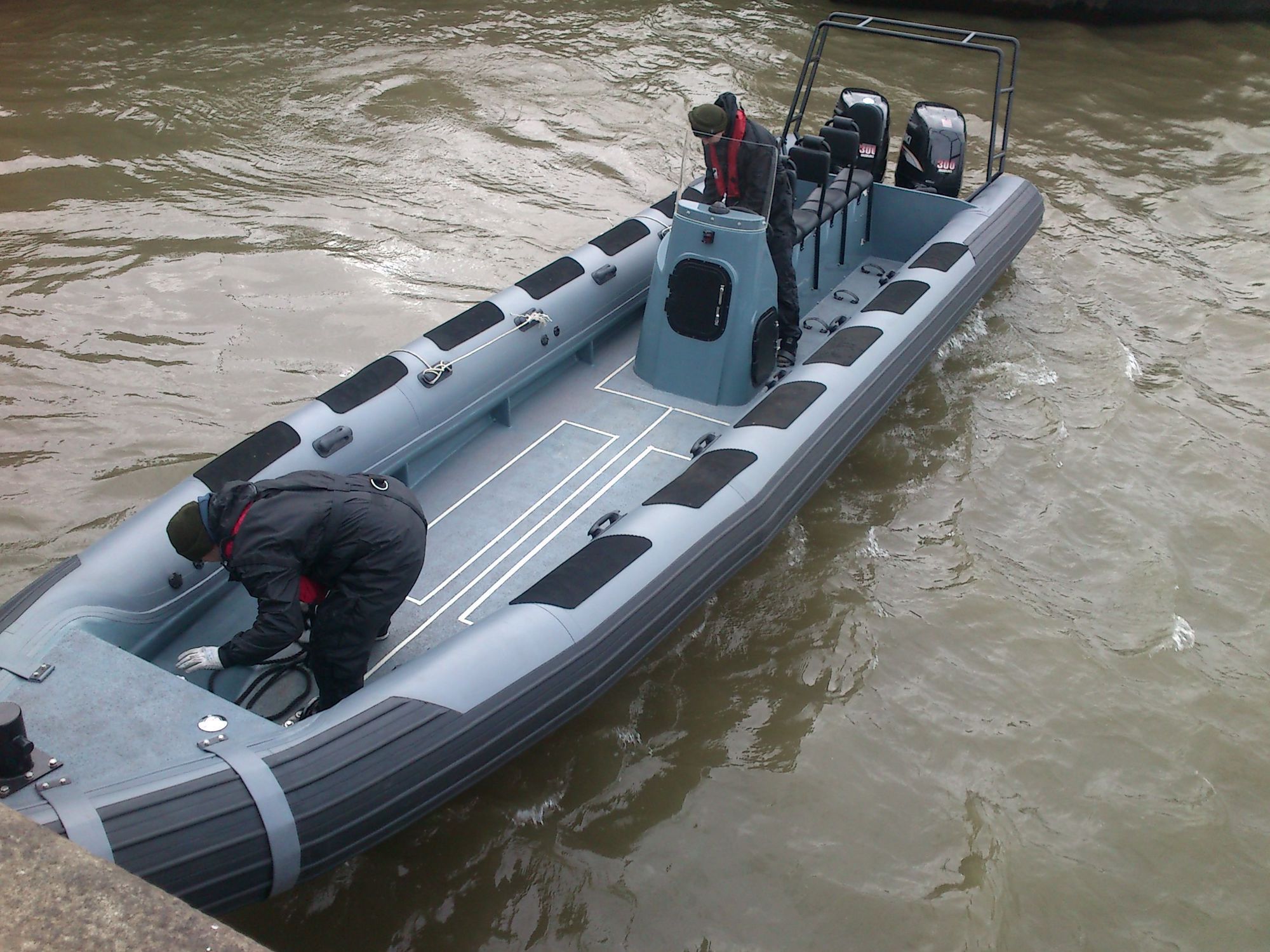 Outboard utility boat / rigid hull inflatable boat - MR-1000 ...