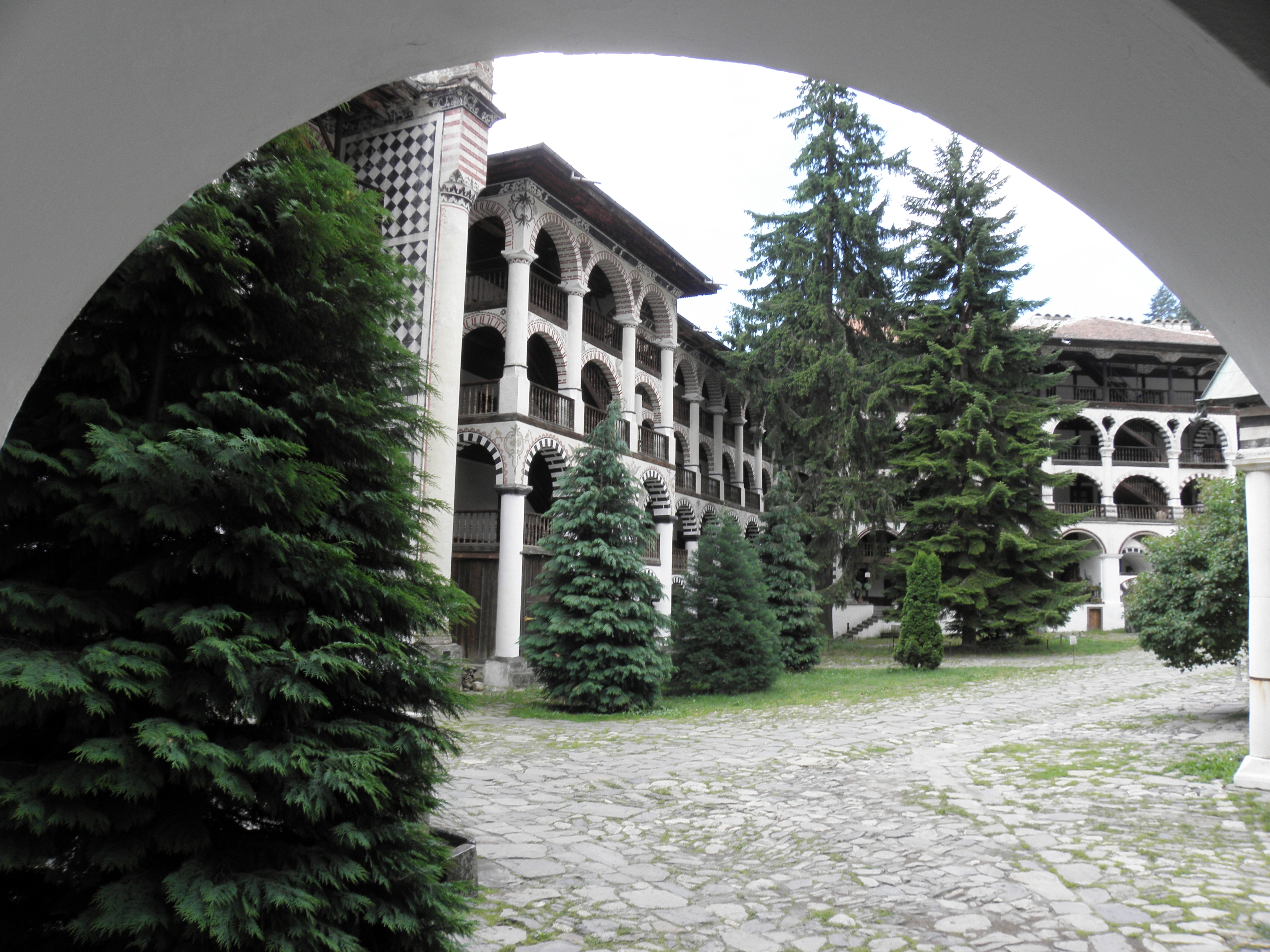 Rila monastery in bulgaria. photo
