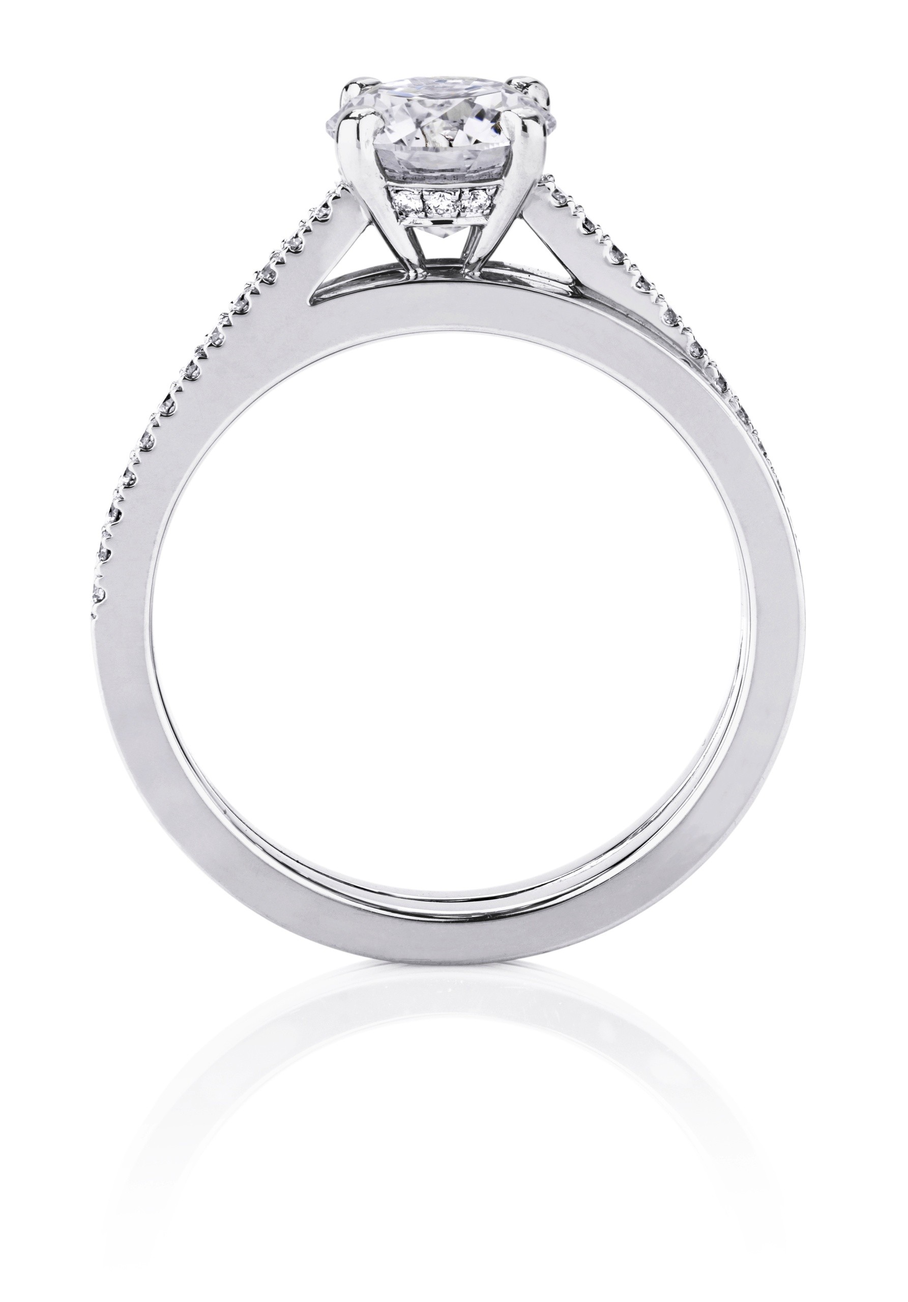 Promise Platinum Solitaire Engagement Ring | De Beers