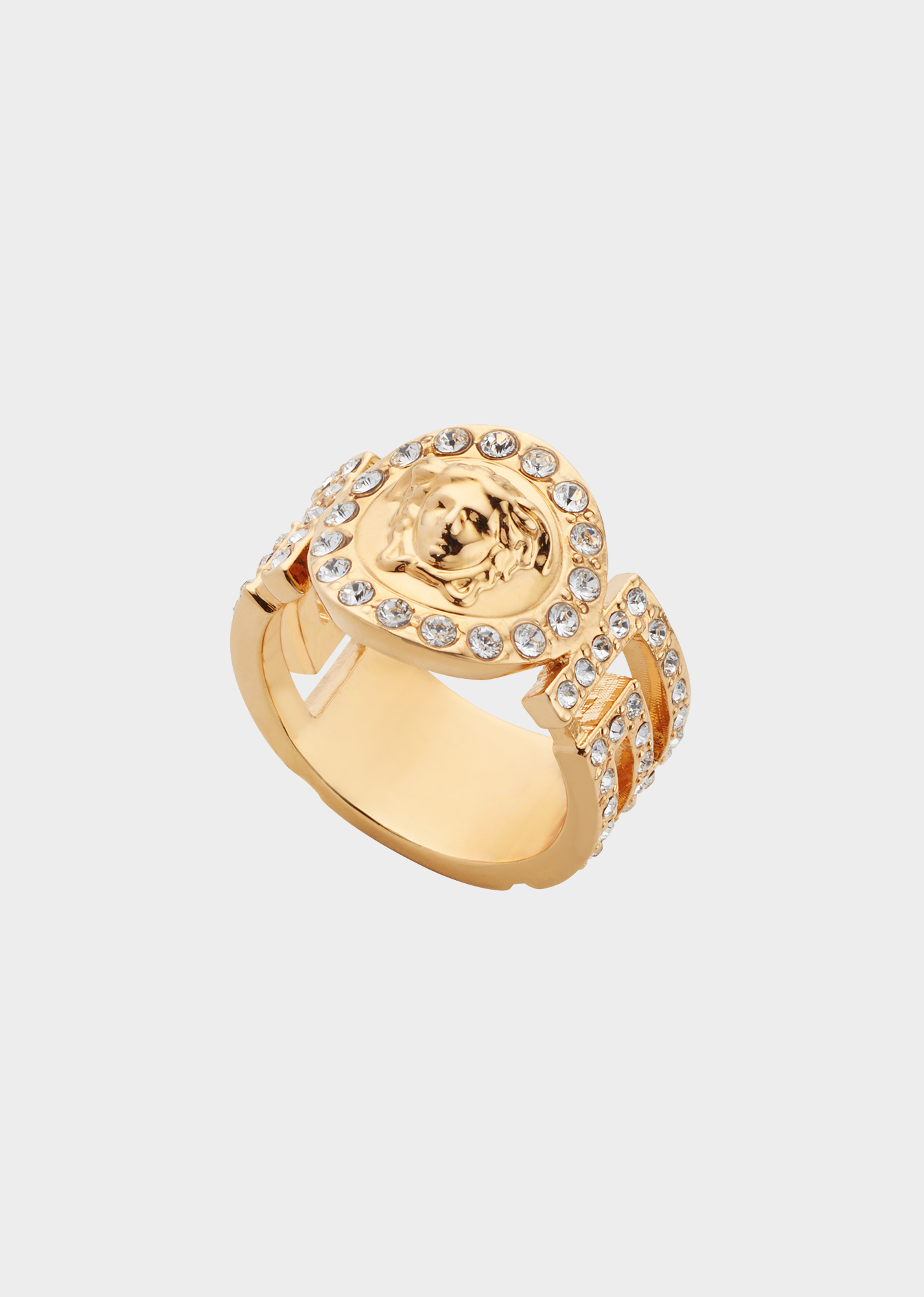 Кольцо Версаче женское золотое