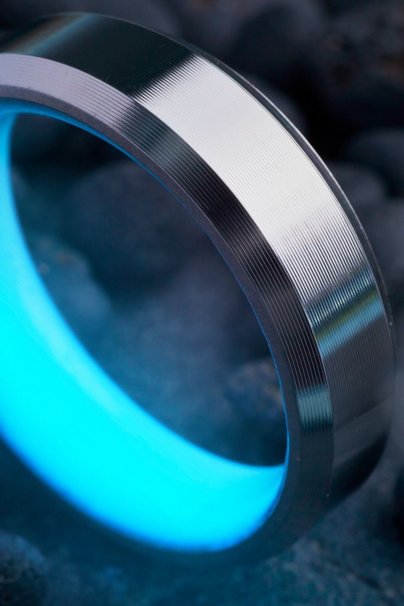 Titanium Glow Ring by Carbon 6 - Carbon6