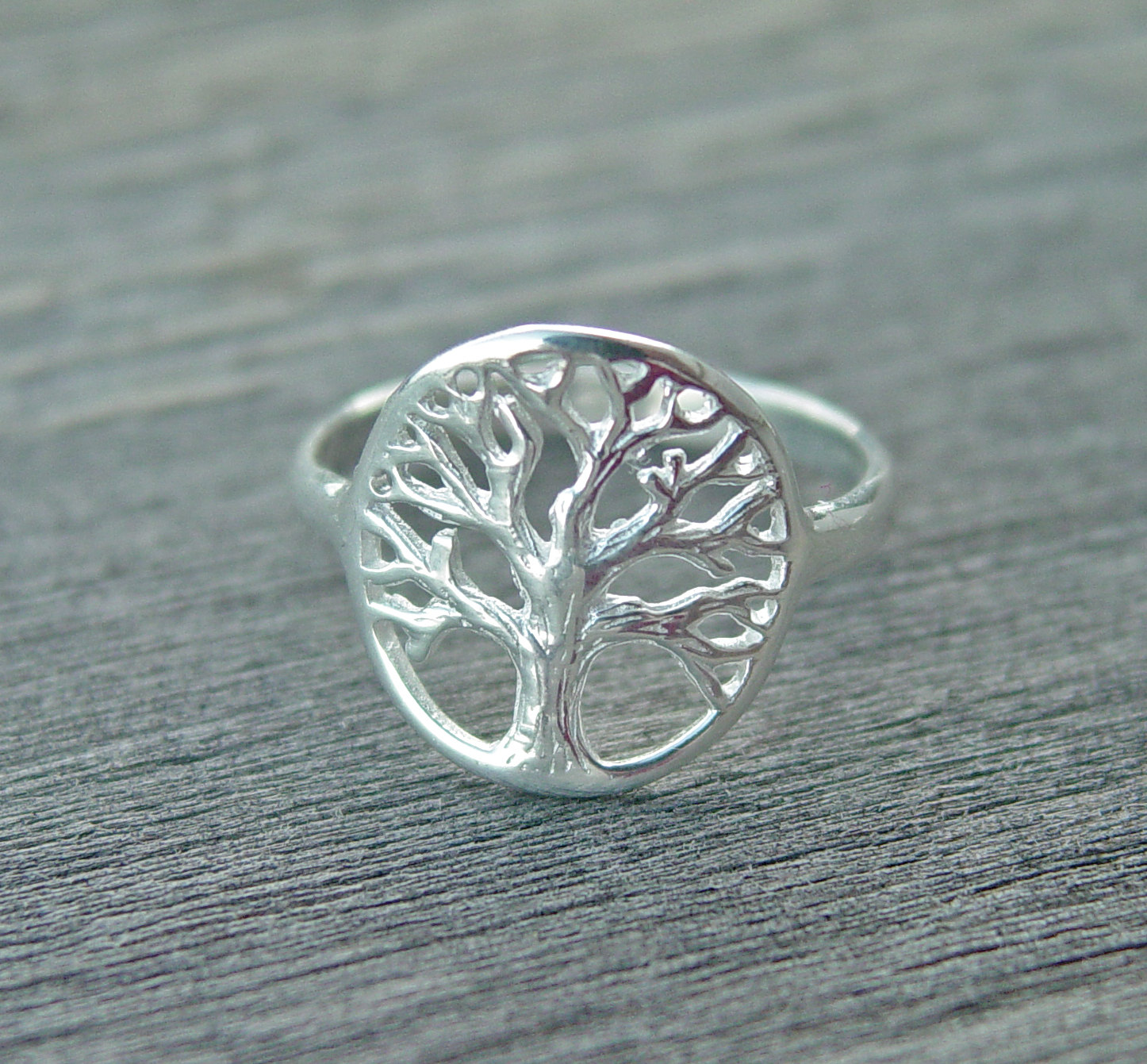 Tree Ring tree of life ring personalized ring branch ring
