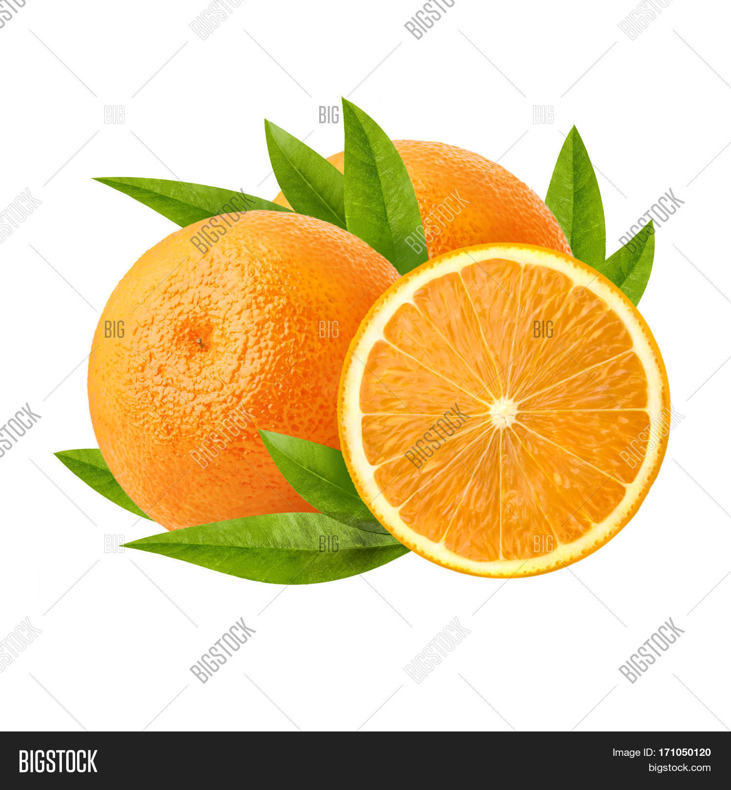 Ripe juicy orange photo