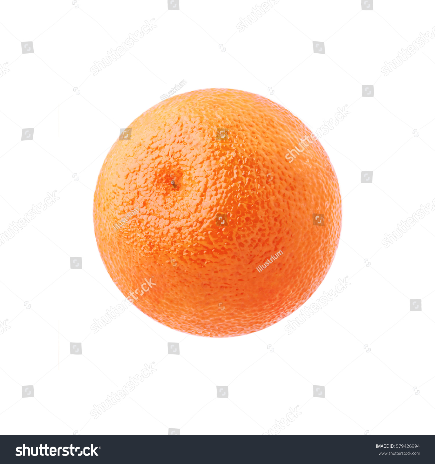 One Ripe Juicy Oranges Isolated On Stock Photo (Edit Now)- Shutterstock