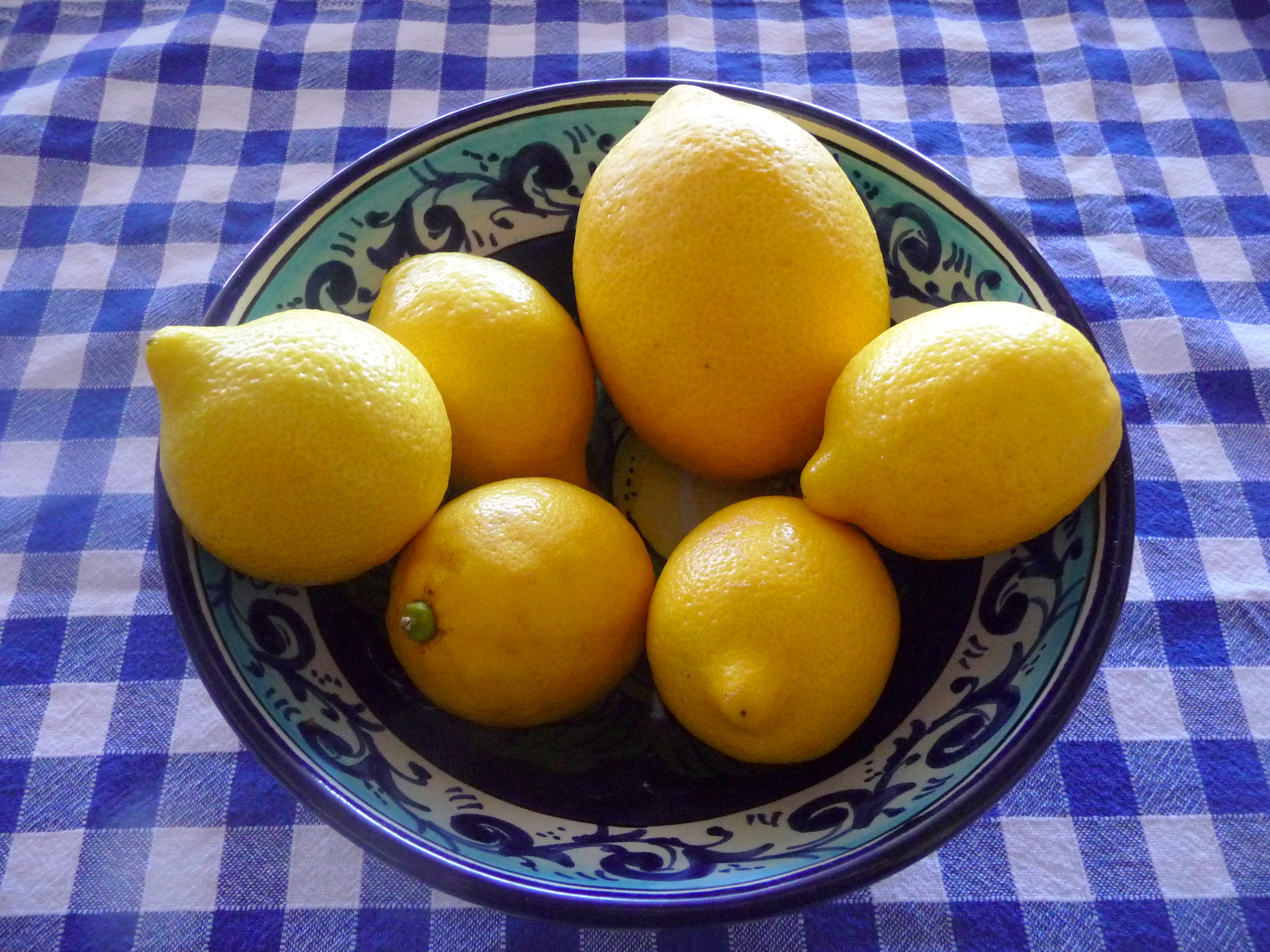 Ripe lemons photo