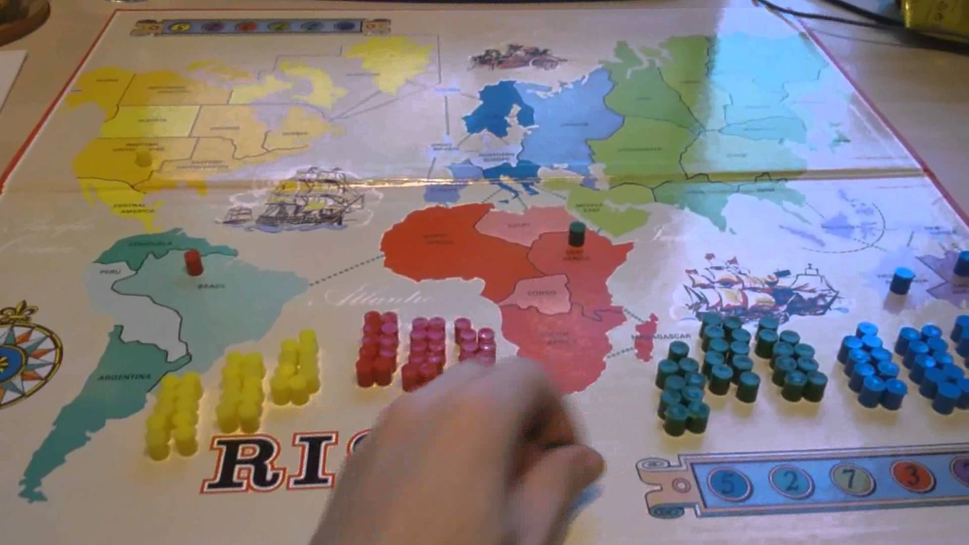 Risk! Four player strategy (Part 1 of 3). Board Game Strategy - YouTube