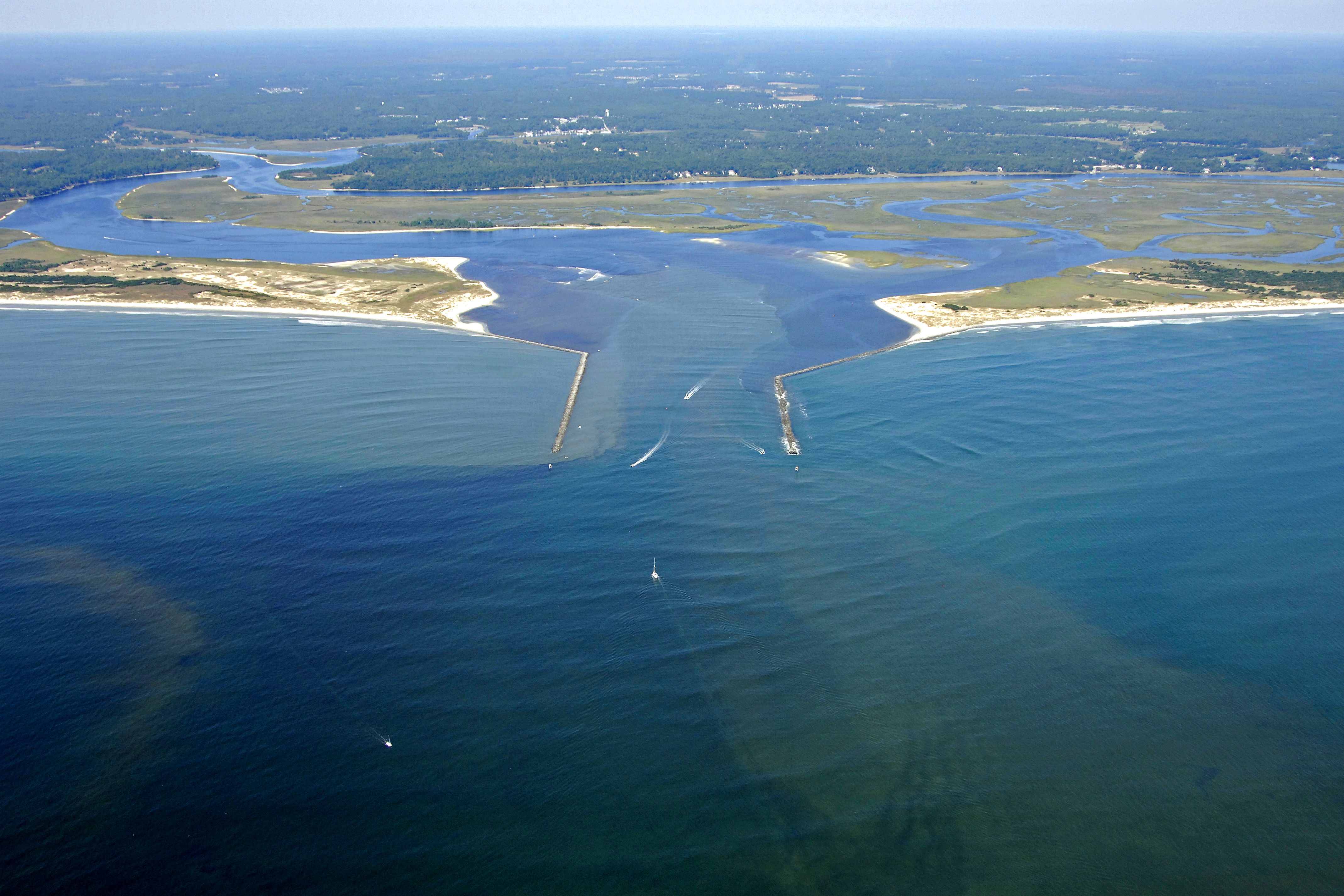 Little River Inlet in Near Little River, NC, United States - inlet ...