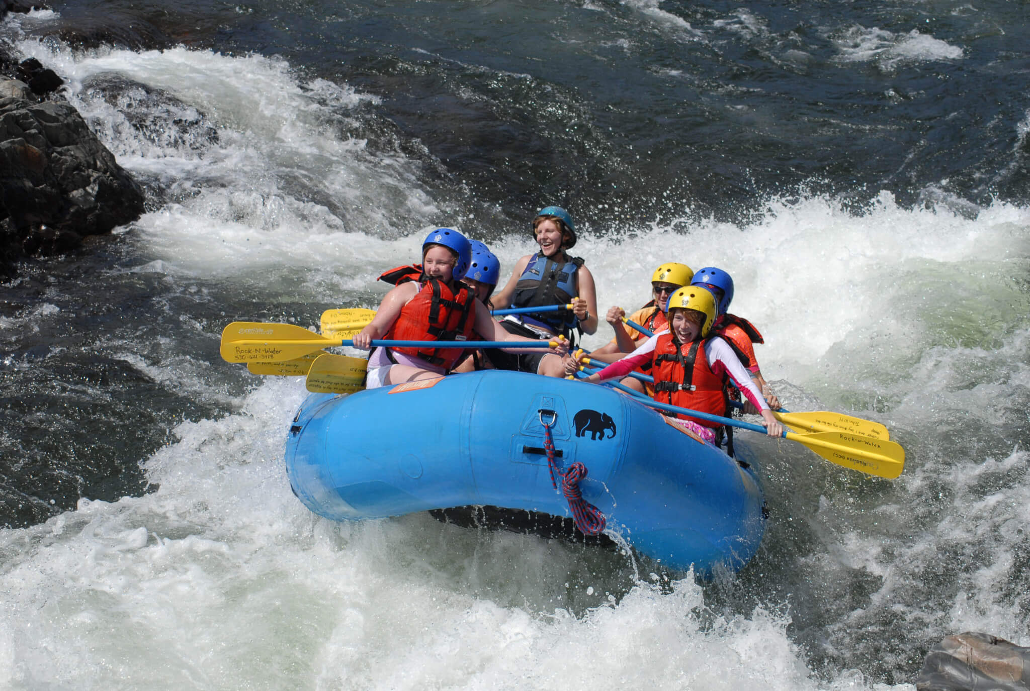 Class III River Rafting in California for Youth Groups and Families