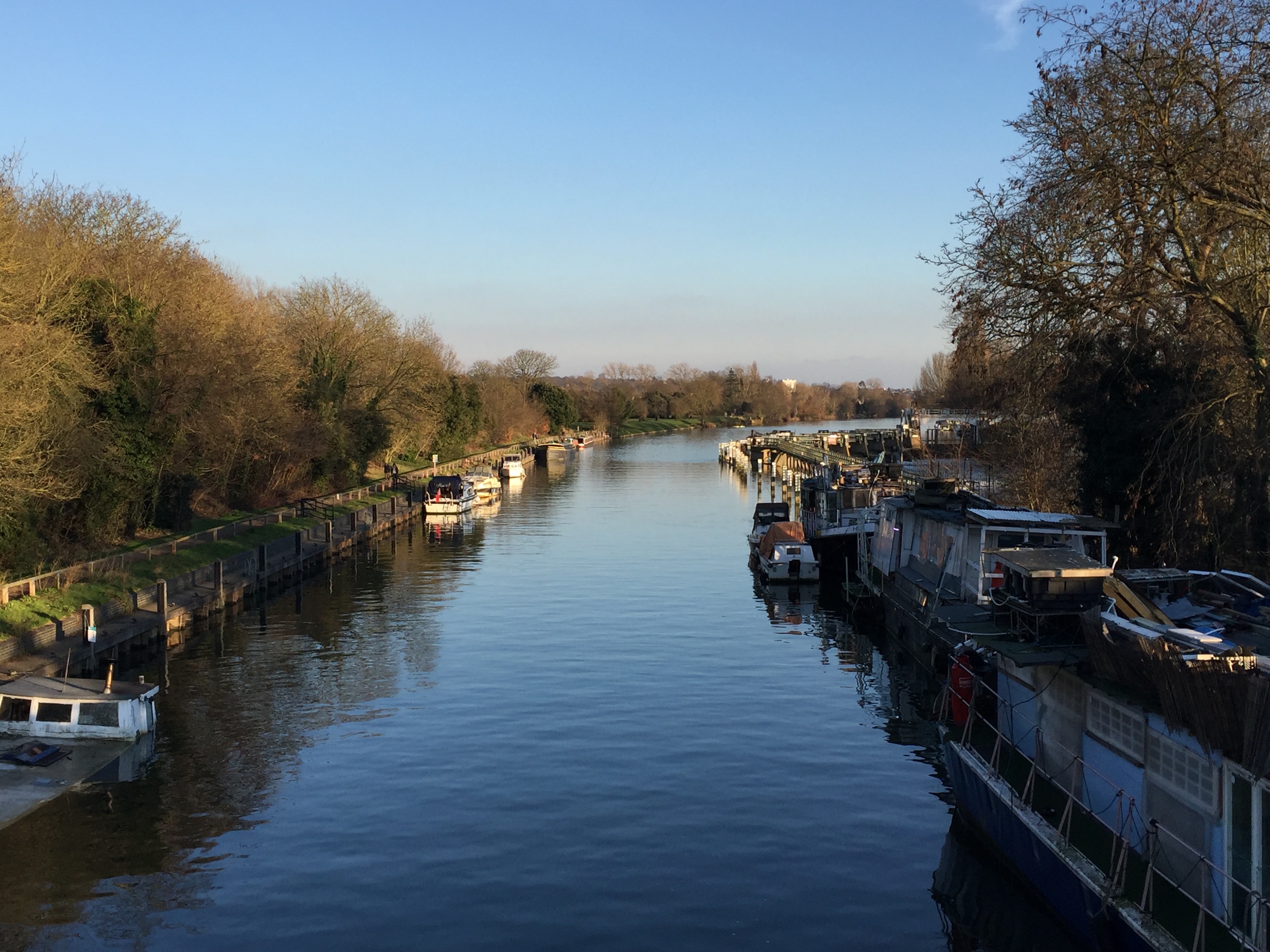 Teddington Lock On The River Thames - London