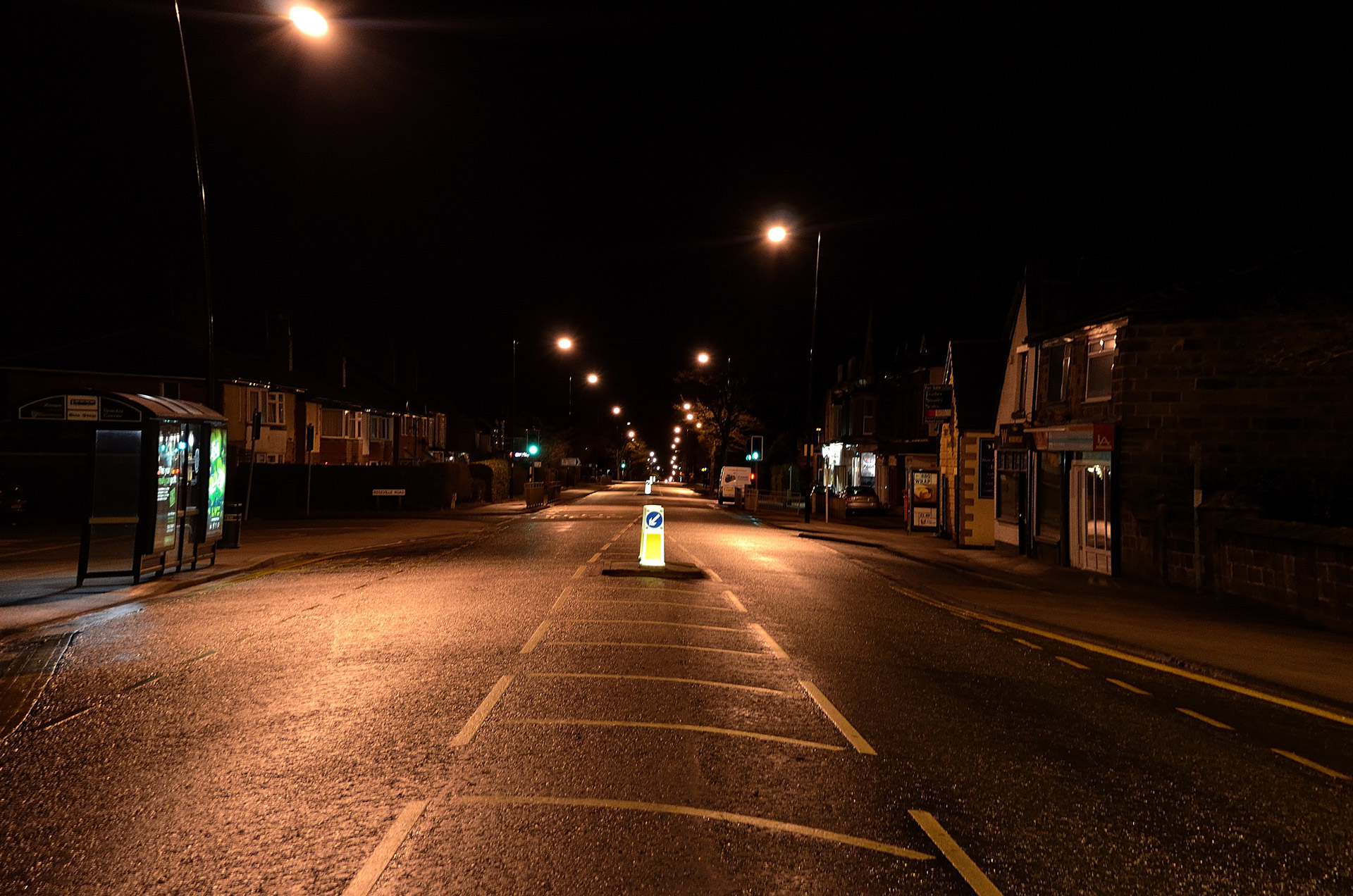 Улица ночь дорога