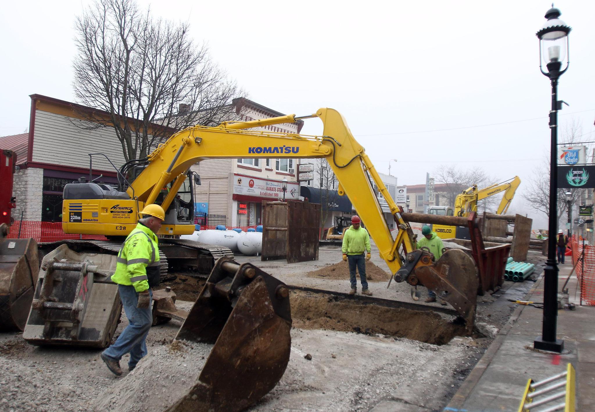 Five-month road construction project begins in downtown Waukesha