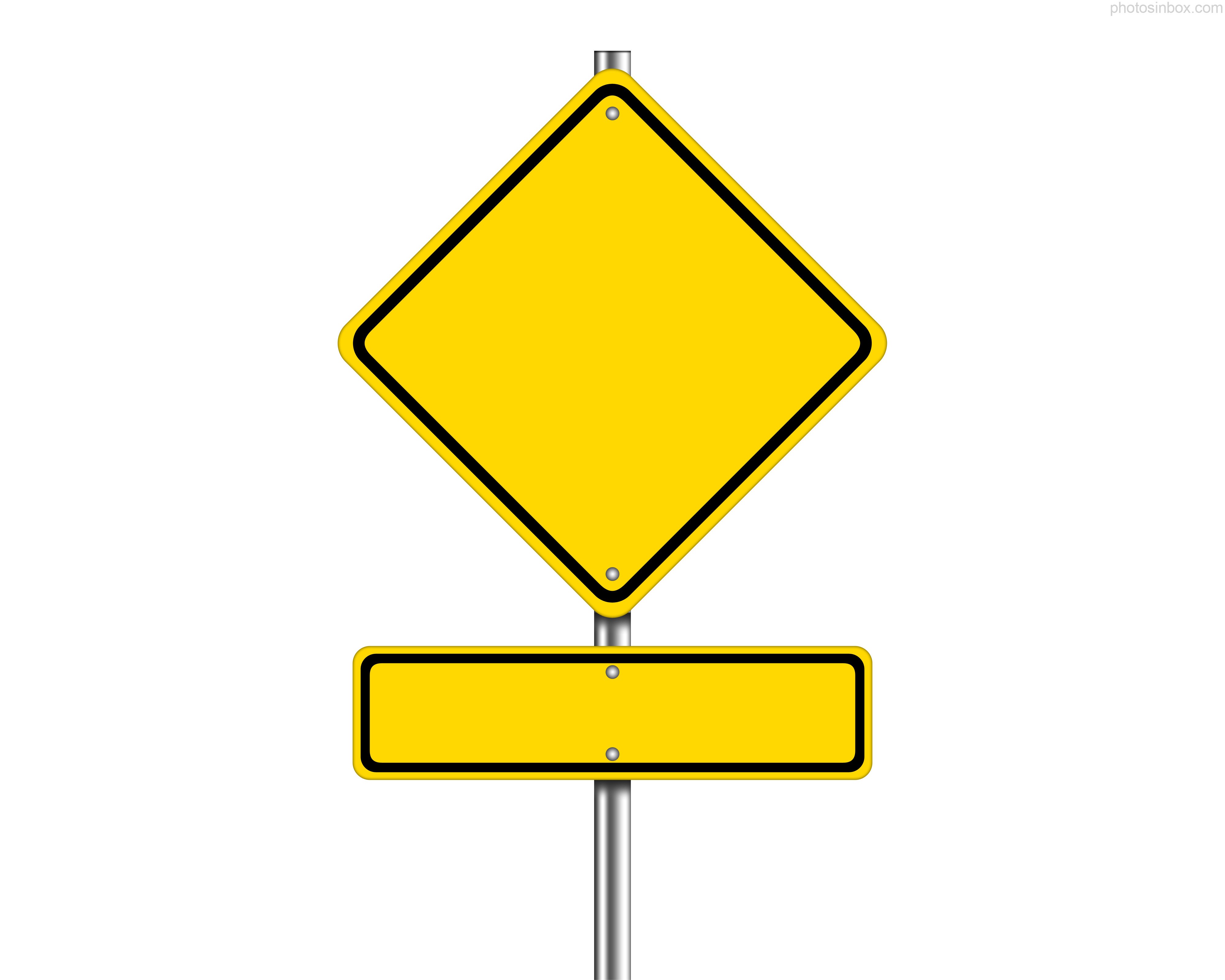 Street Sign Clip Art Blank Road Signs Clipart Collection Best ...