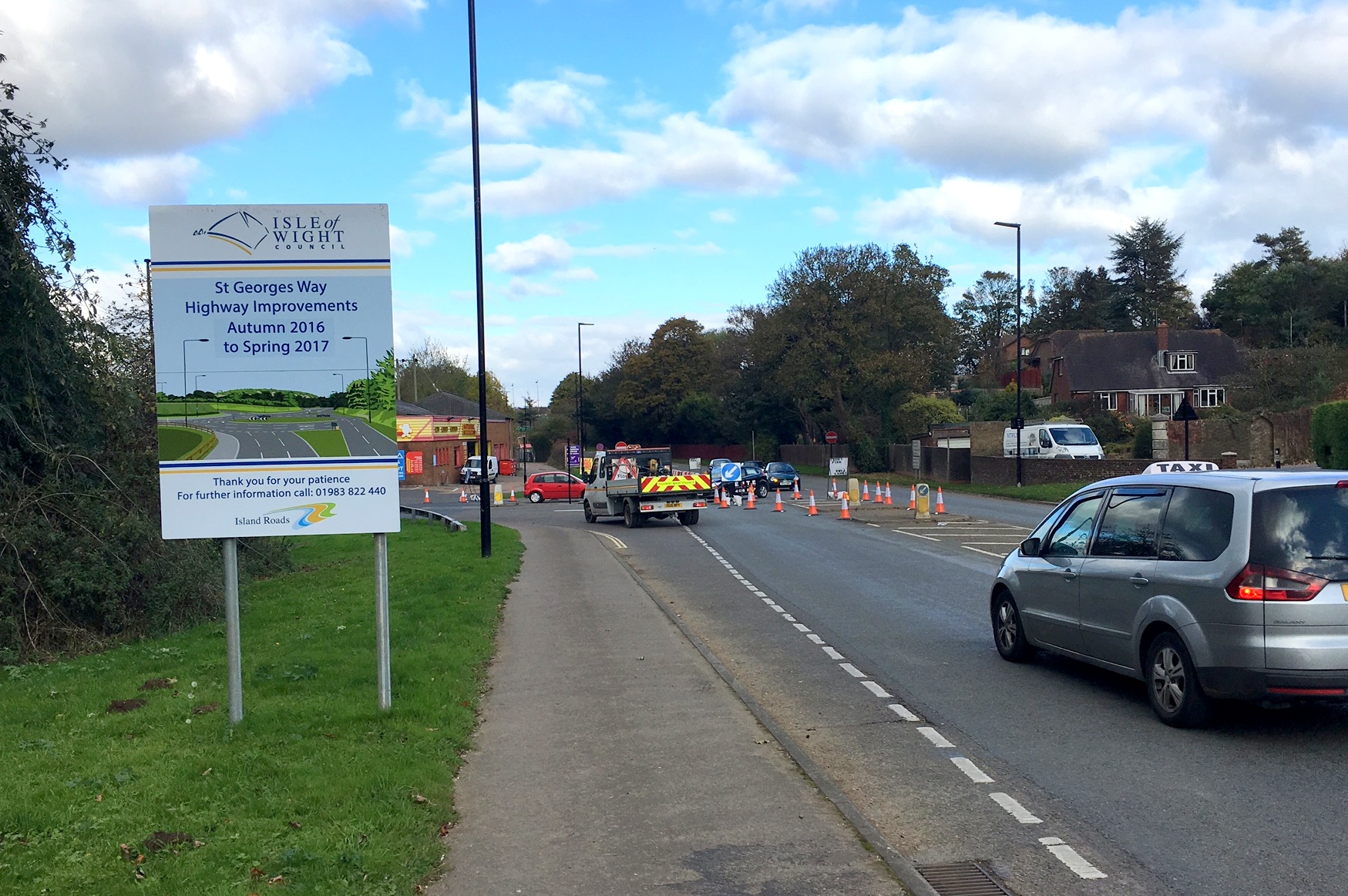 Newport Roadworks Cause Some Confusion For Motorists - Isle Of Wight ...