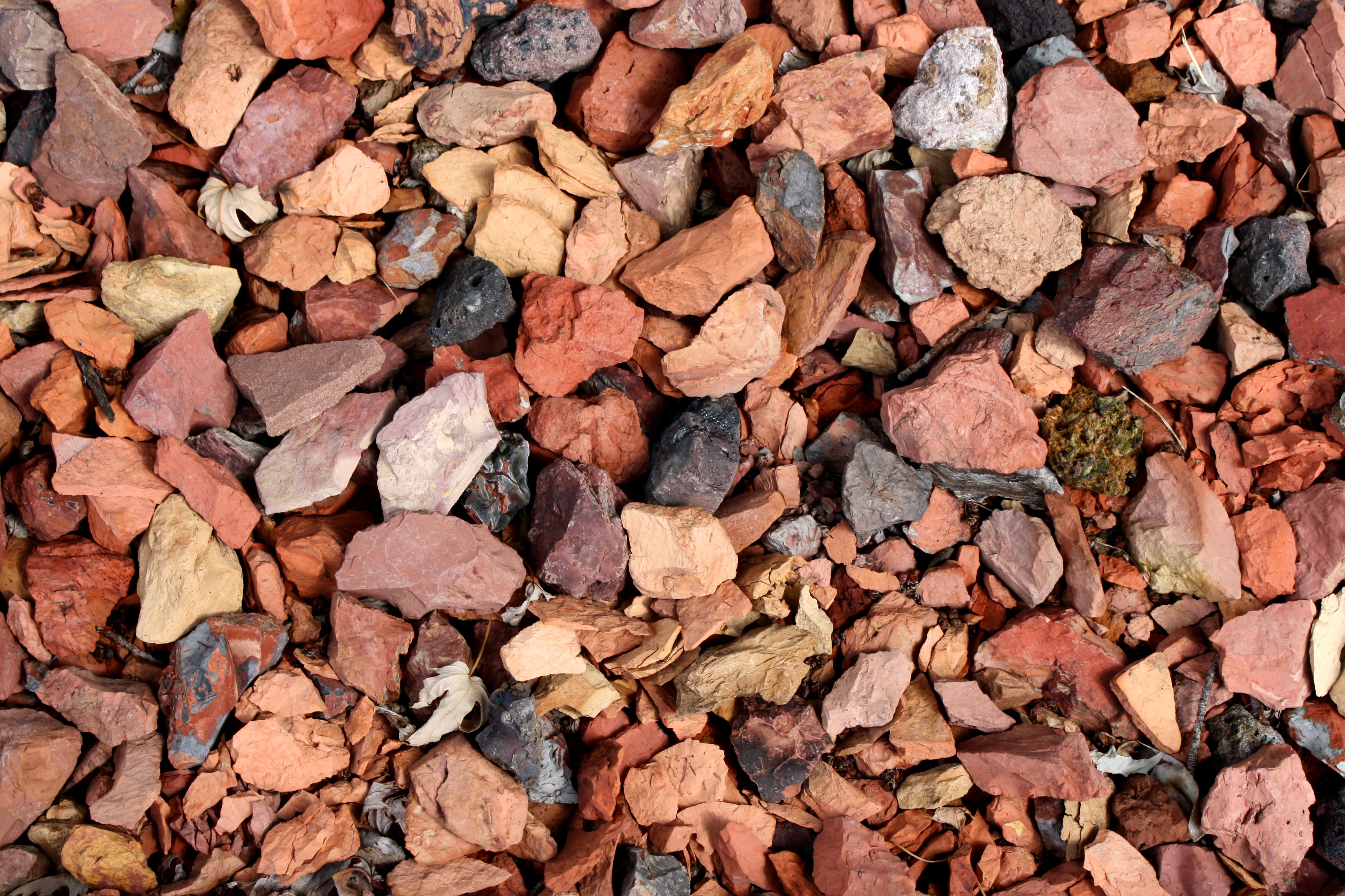 Red and Black Rocks Gravel Texture Picture | Free Photograph ...