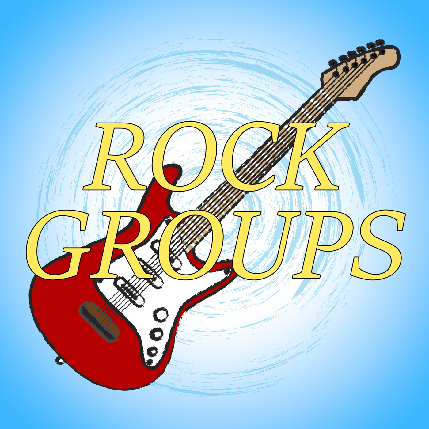 Rock groups indicates track soundtrack and melodies photo