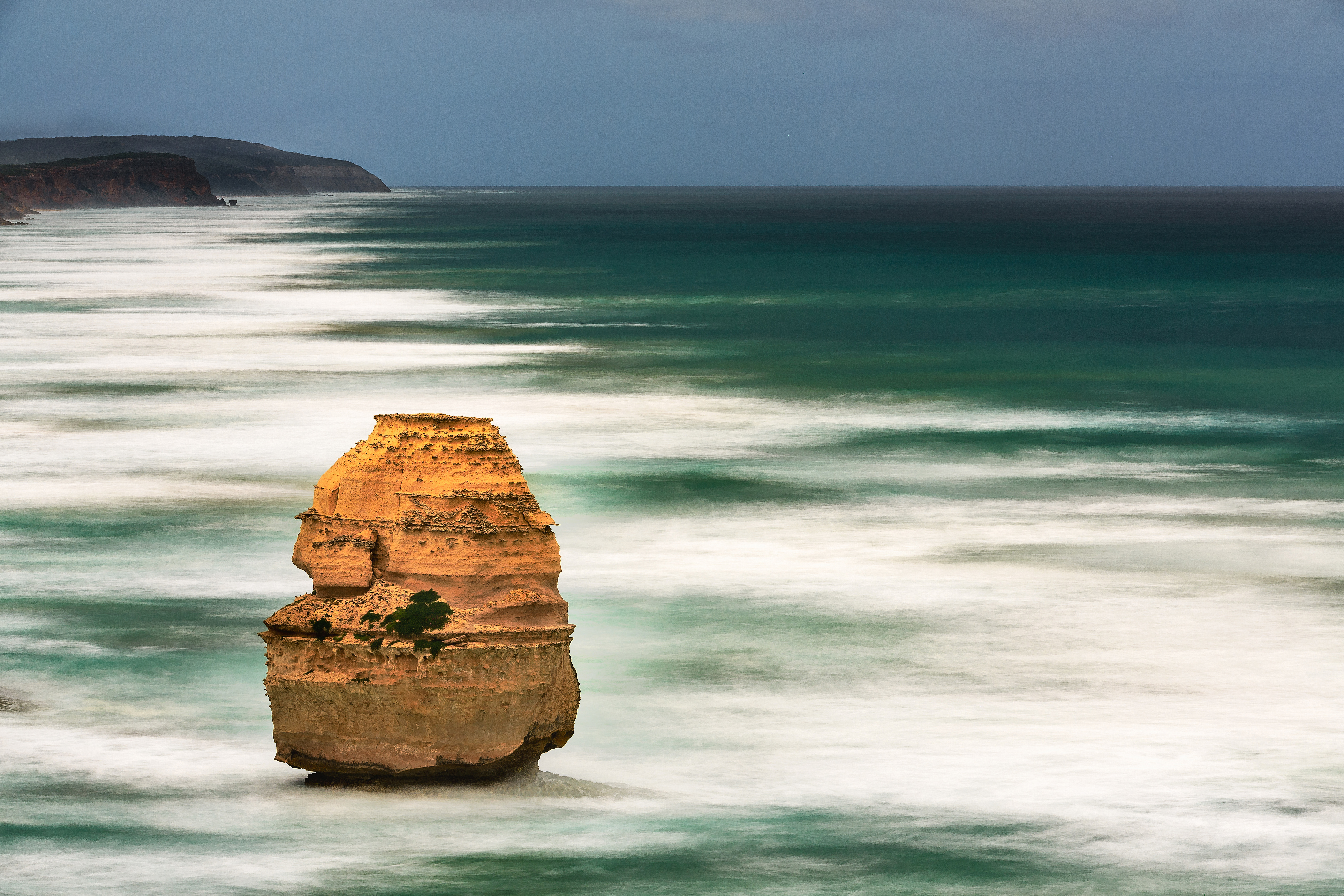 Rock needle on the southern coast of australia photo