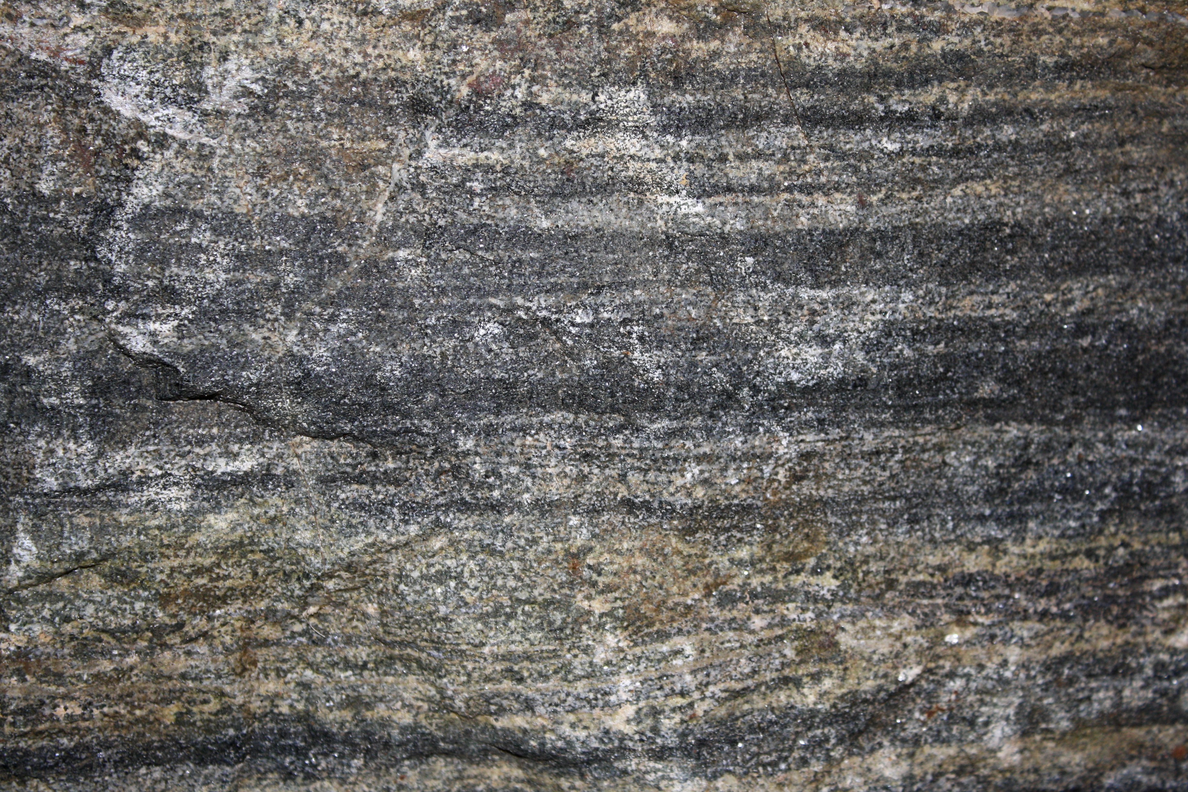 Banded Biotite Mica Schist Rock Texture Picture | Free Photograph ...