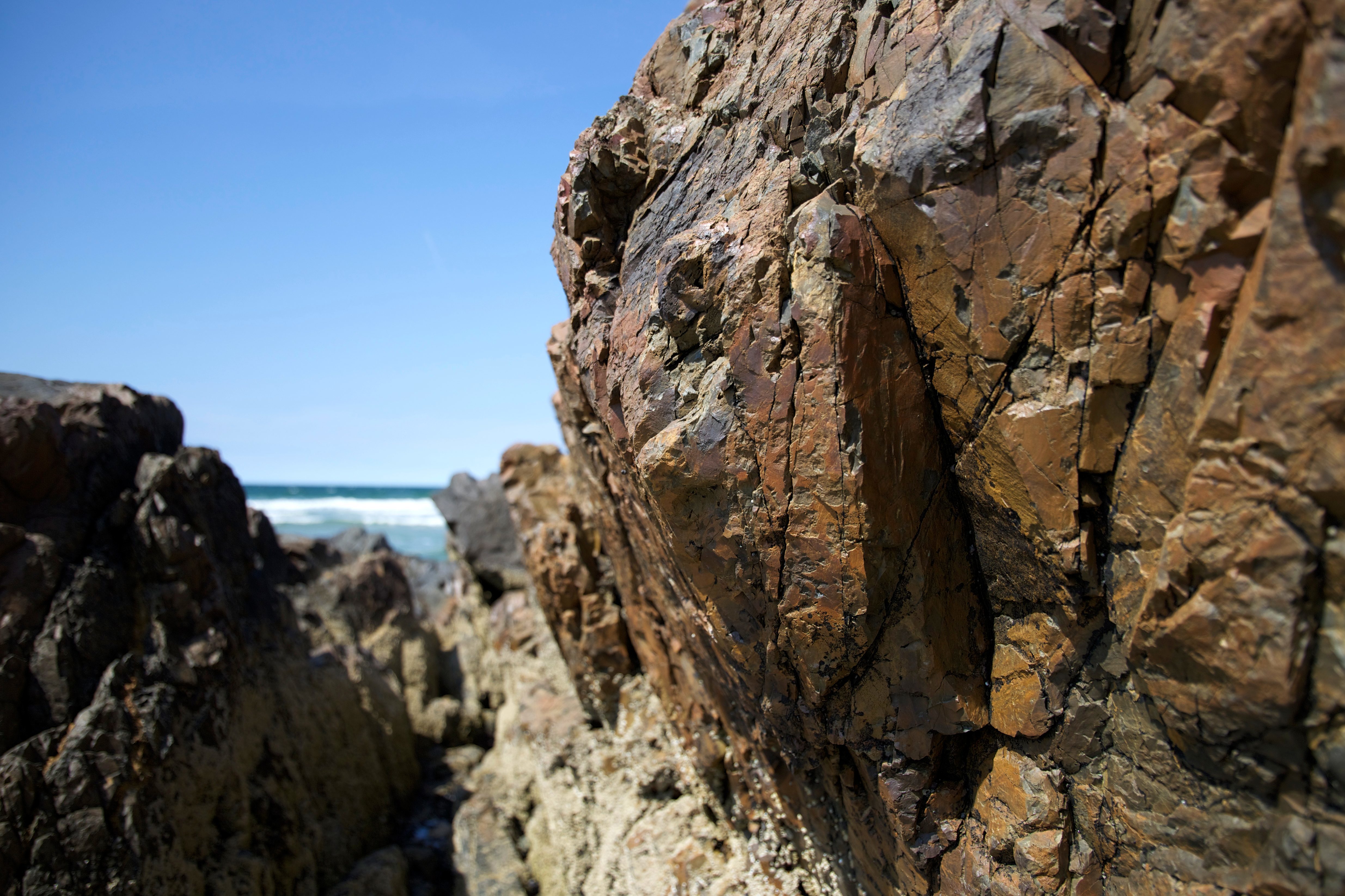 Free picture: rock texture, big rocks, geology, ocean, rocks