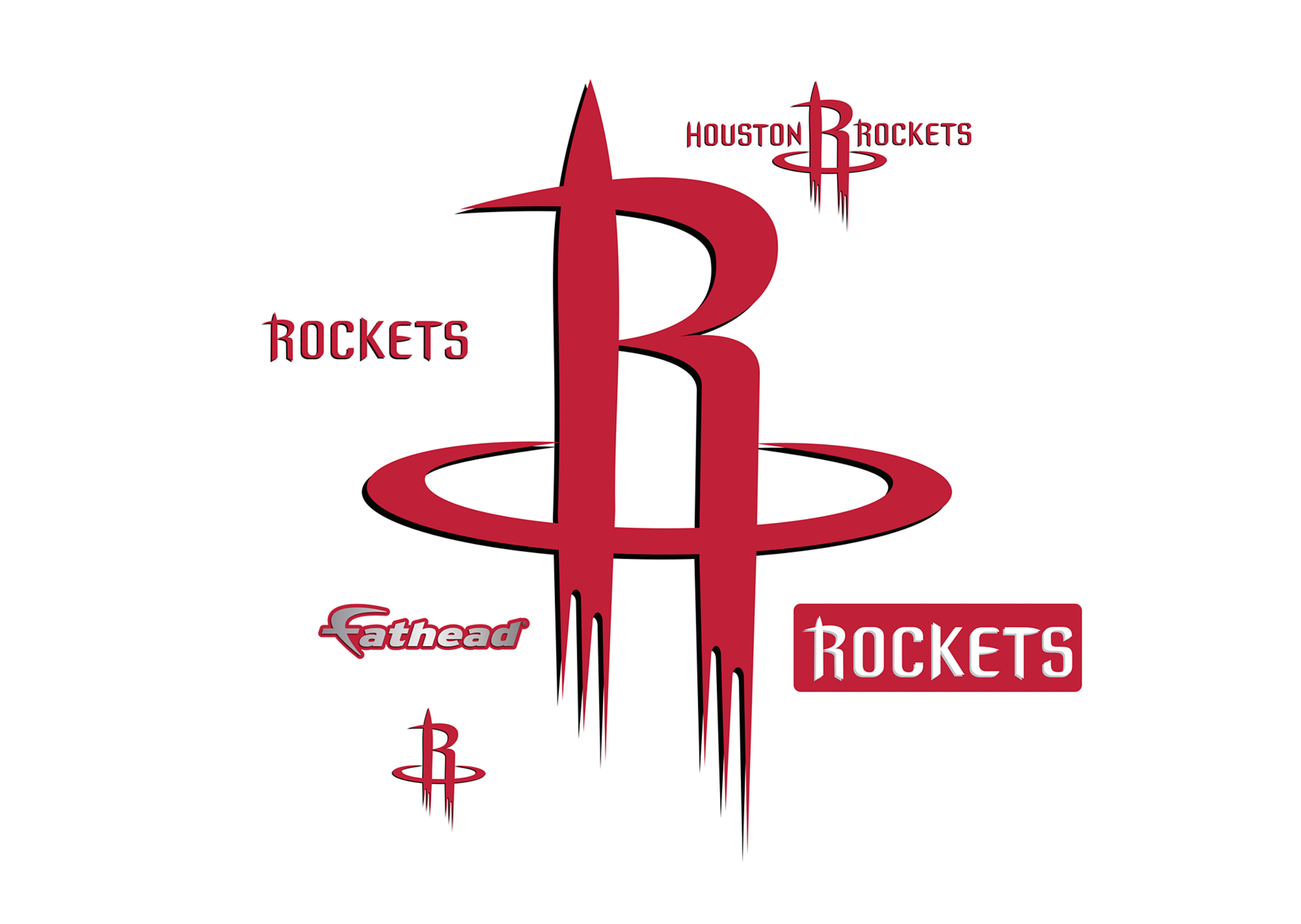 Small Houston Rockets Logo - Teammate Decal | Shop Fathead® for ...