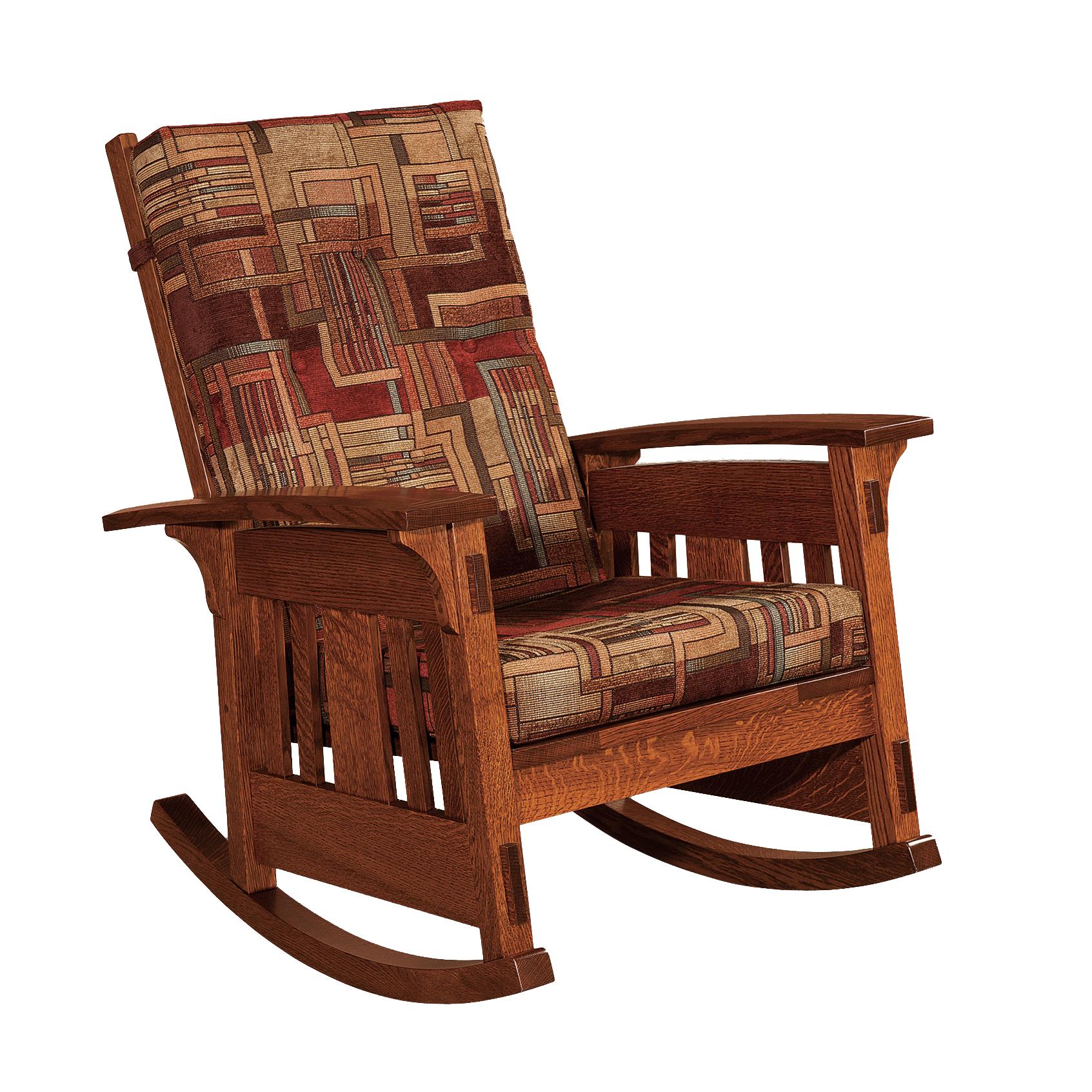 McCoy Upholstered Rocking Chair from DutchCrafters Amish Furniture