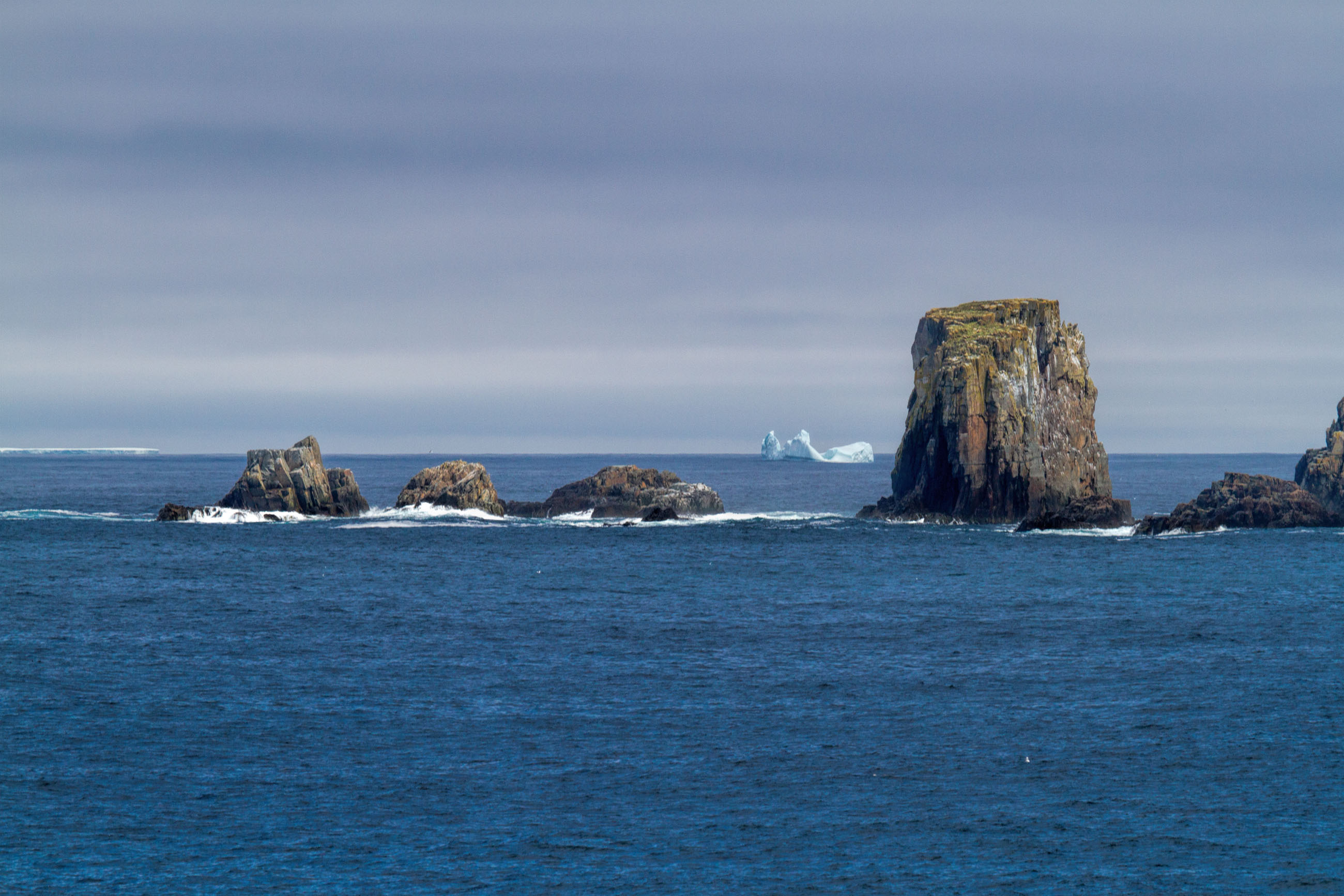 Rocks and icebergs photo