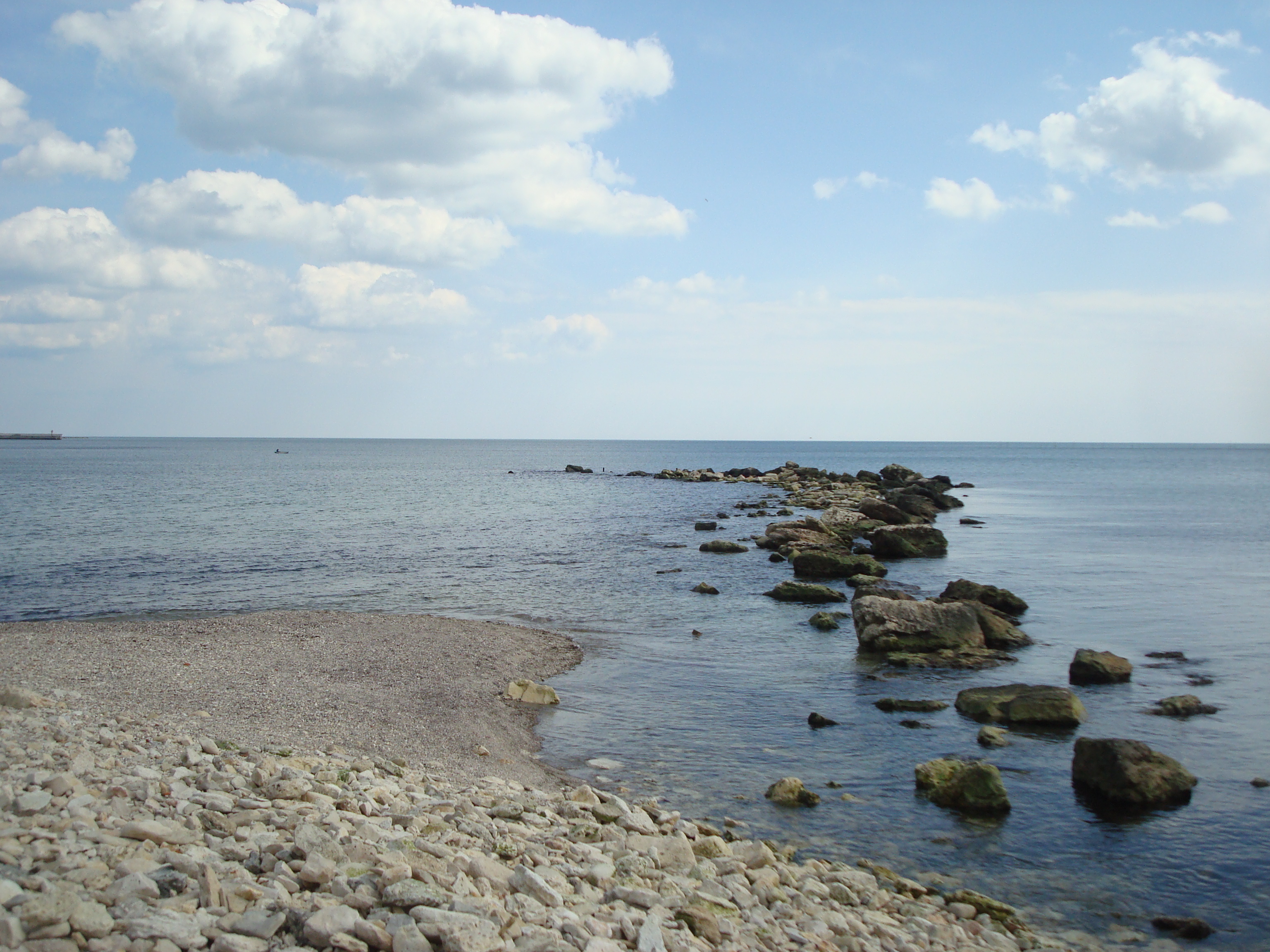 Rocks in the sea photo