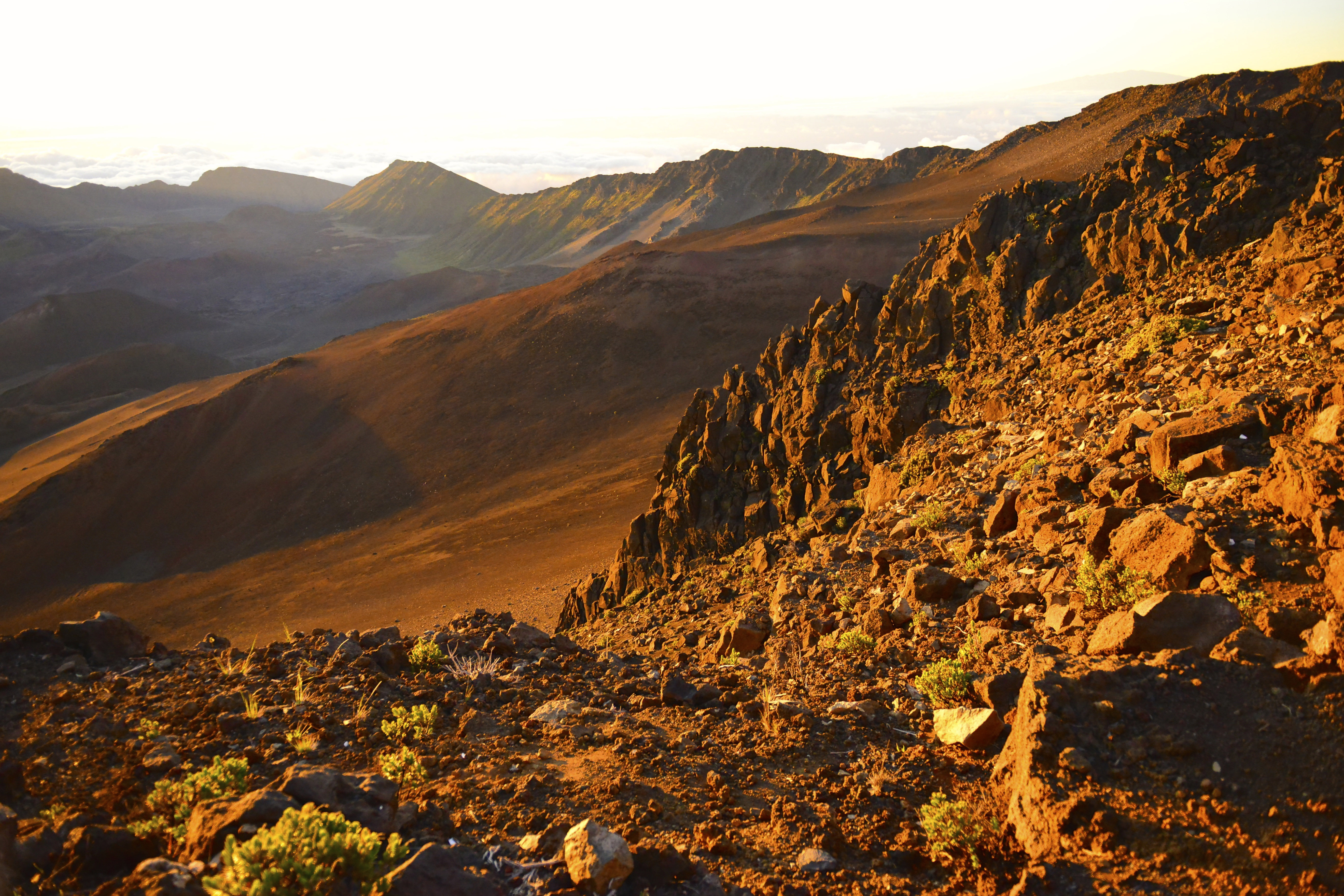 Rocky landscape at Haleakala National Park, Hawaii image - Free ...