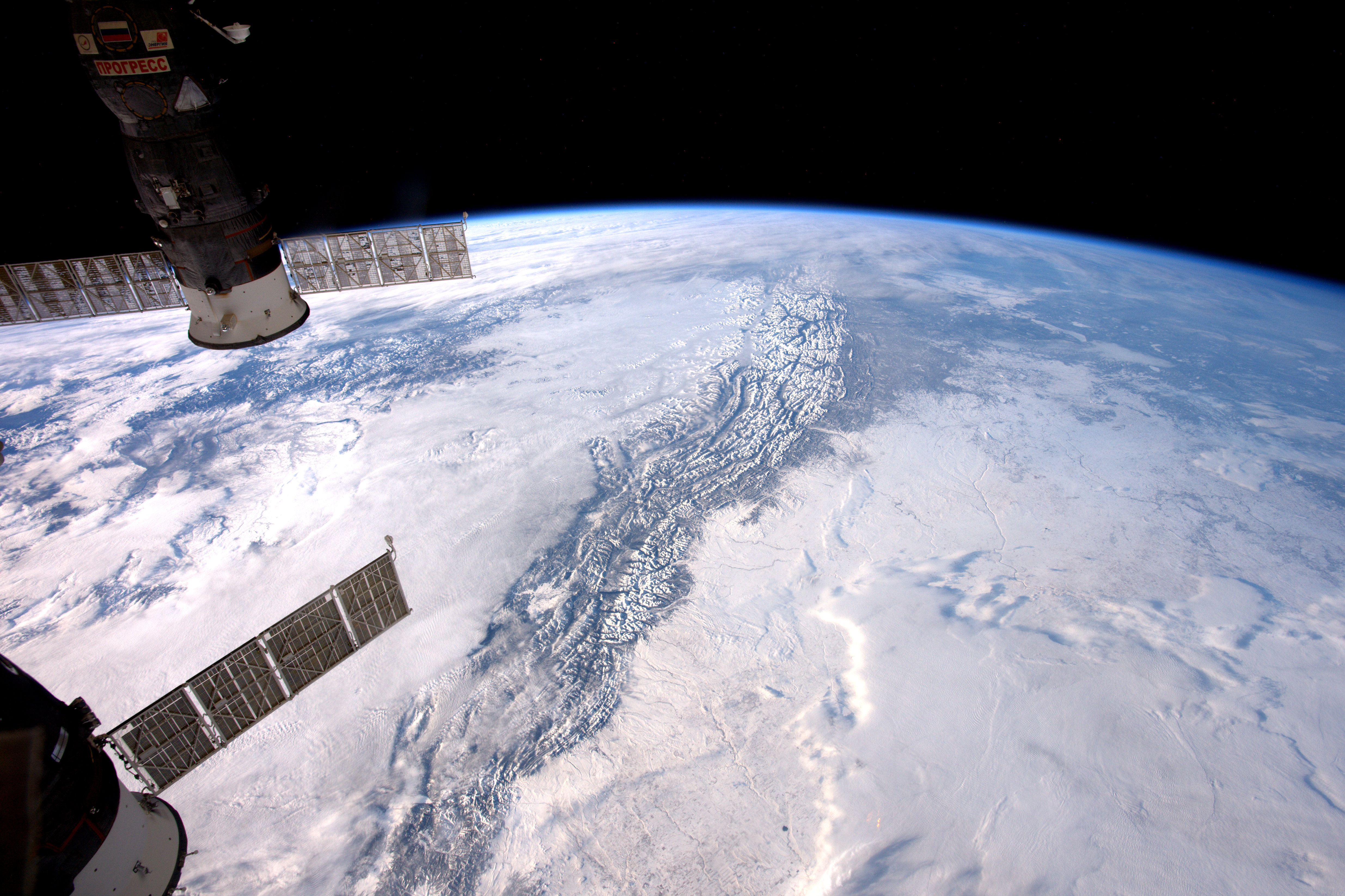 Rocky Mountains From Orbit | NASA