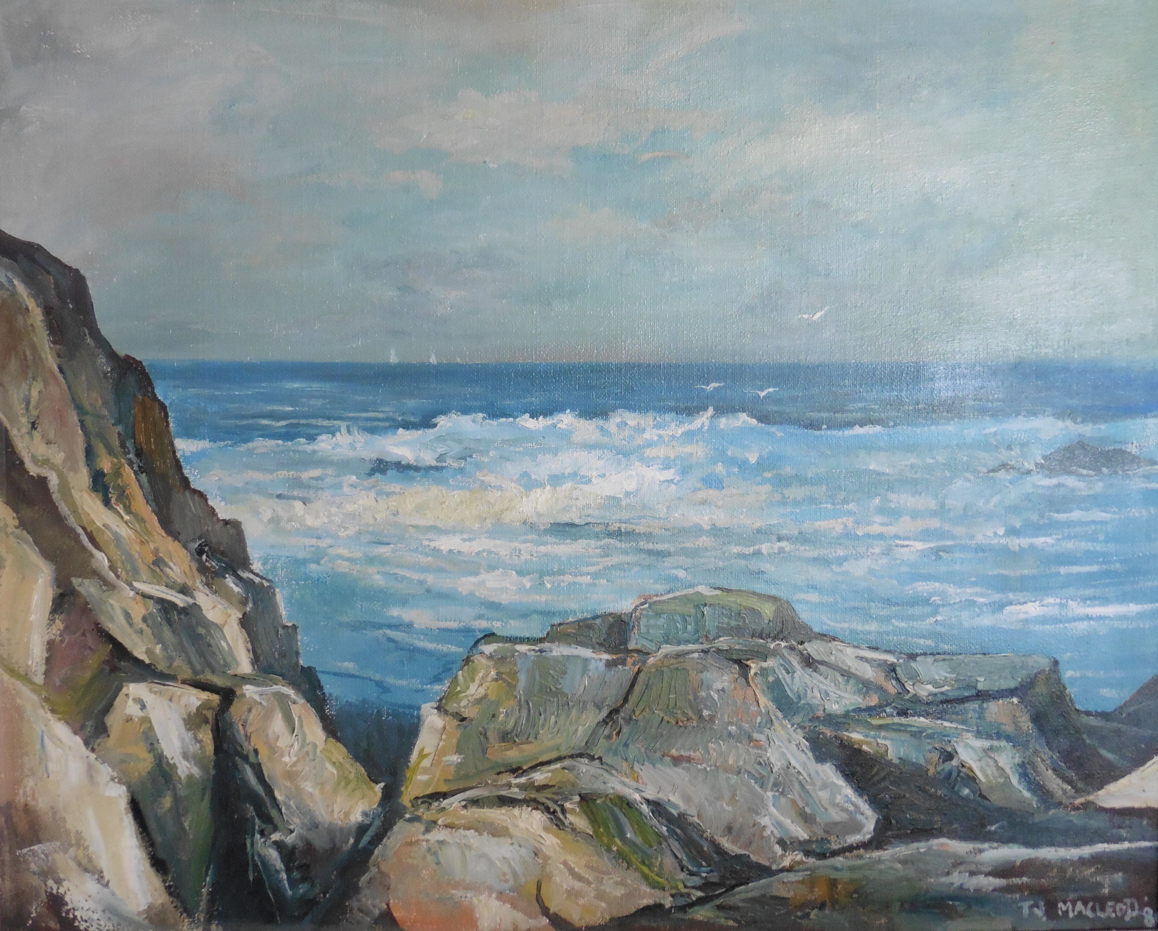 Original seascape painting by Scottish Artist Torquil Macleod