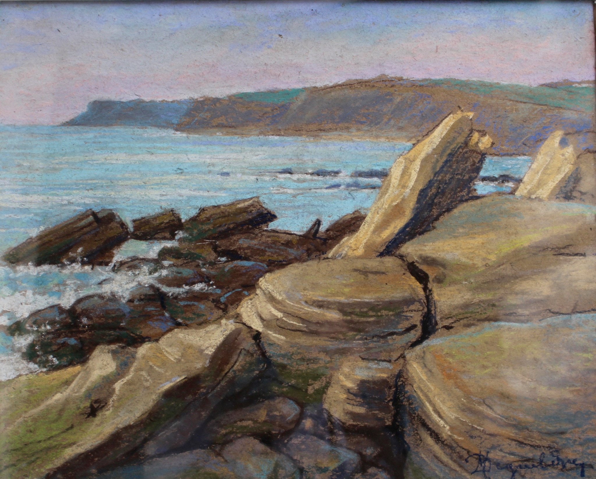 Rocky Shore Audresselles, France' by Marcel Degueldre (c. 1930s ...