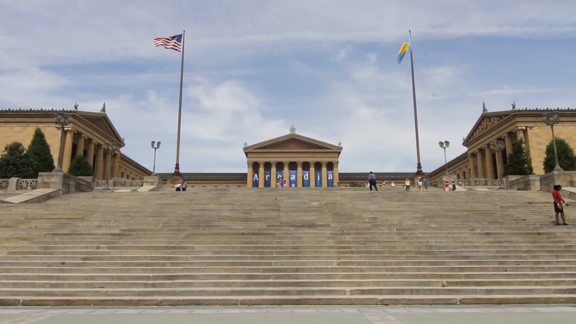 Video: Philadelphia Museum of Art Rocky Steps ~ #12136634