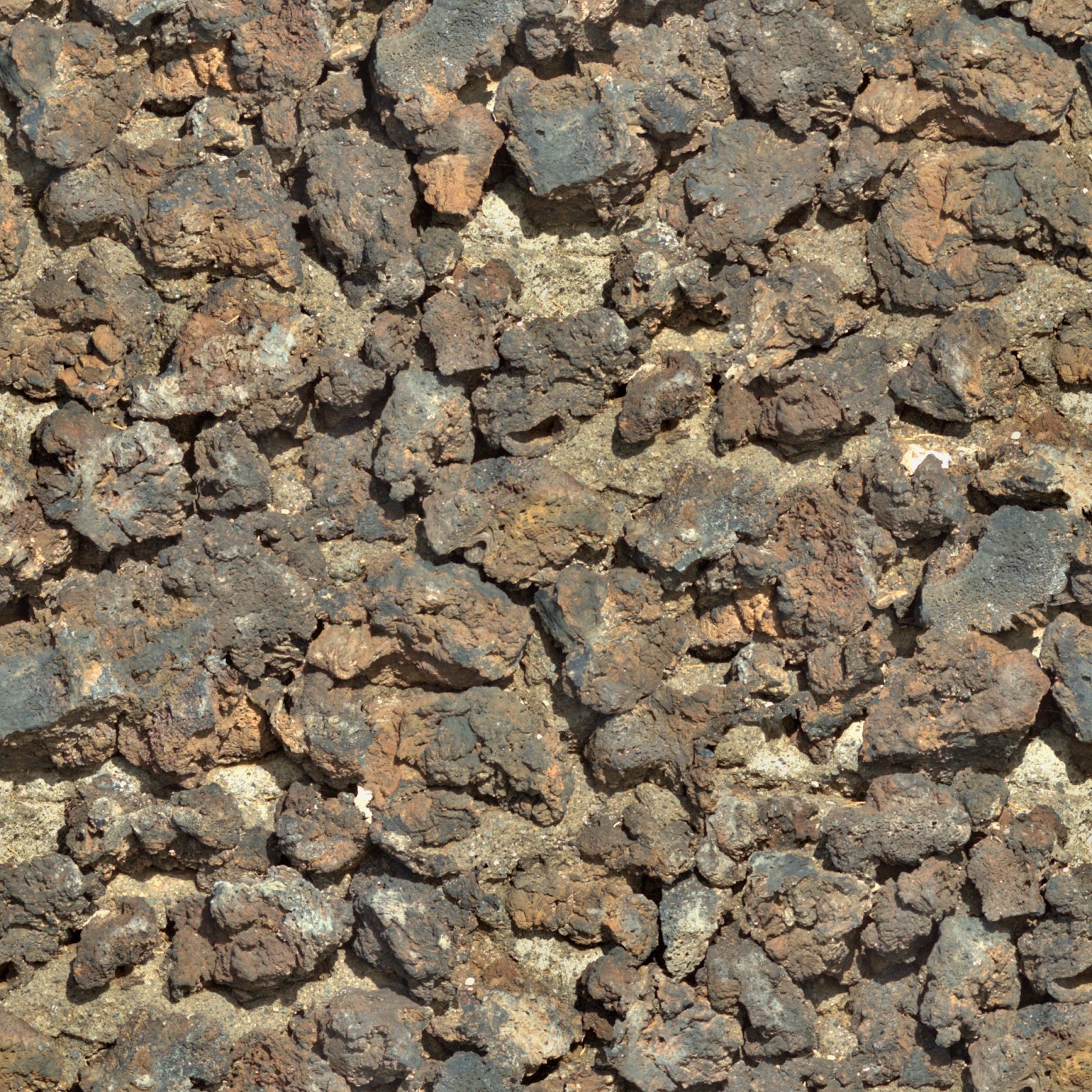 High Resolution Seamless Textures: Rocky stone coloured wall texture ...