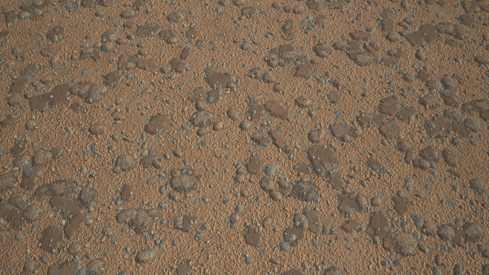 ArtStation - Procedural seamless sand with rocks ground texture ...
