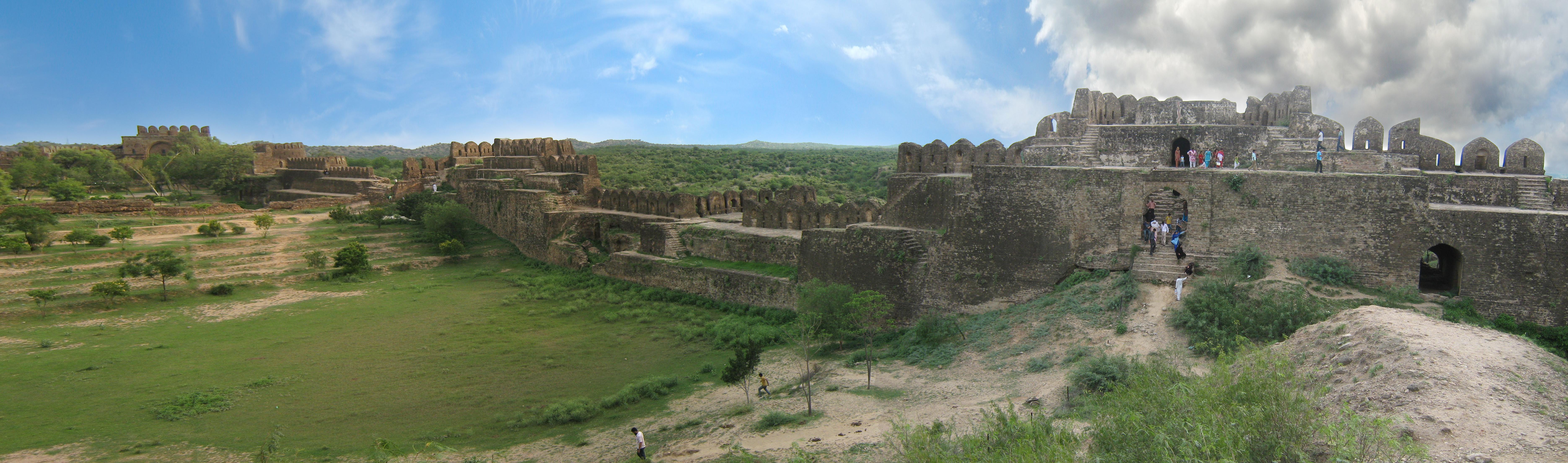 Panoramic view of the Rohtas Fort, Jhelum, Pakistan, Landolia, a ...