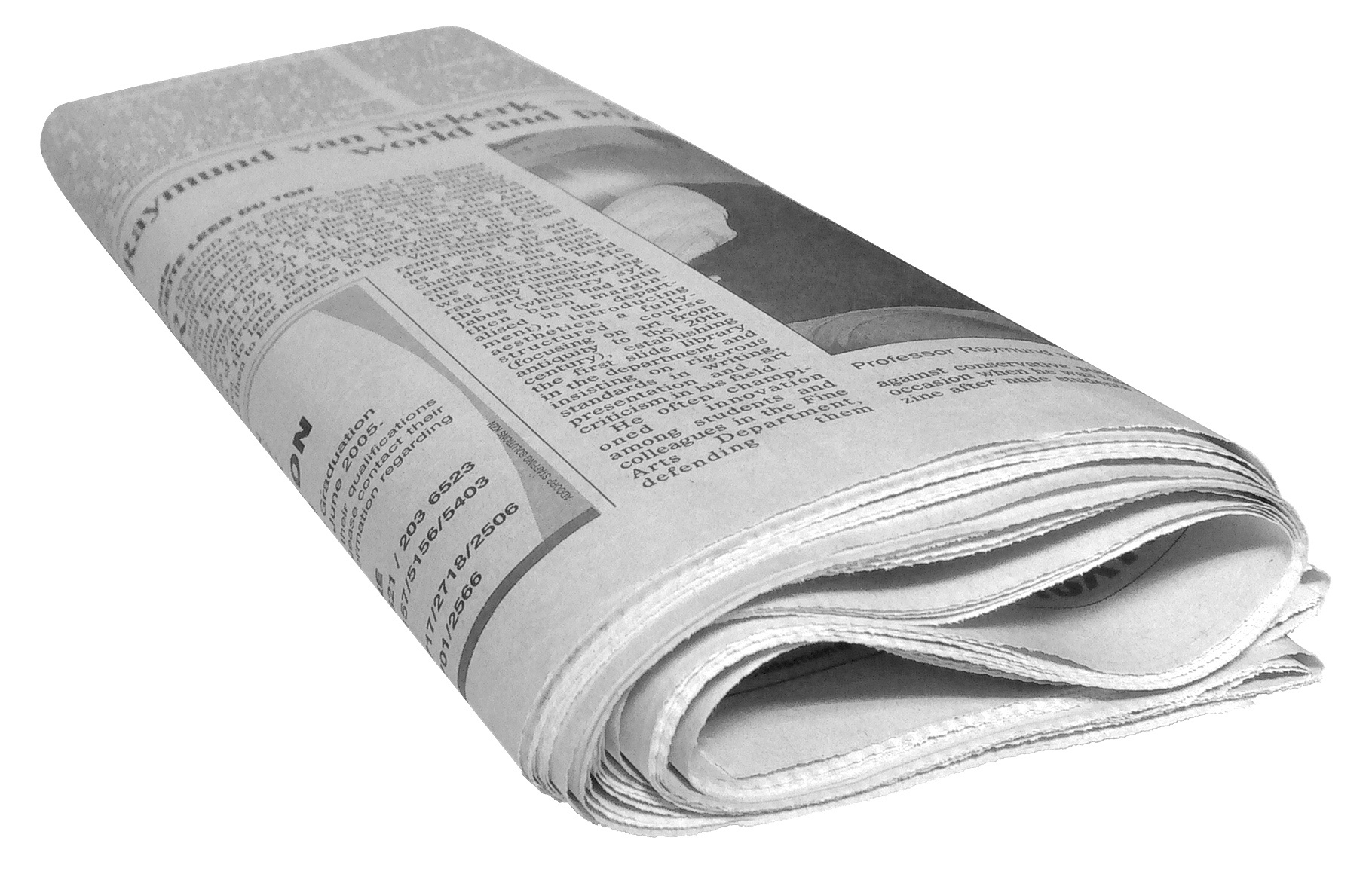 Rolled Newspaper Png | World of Label