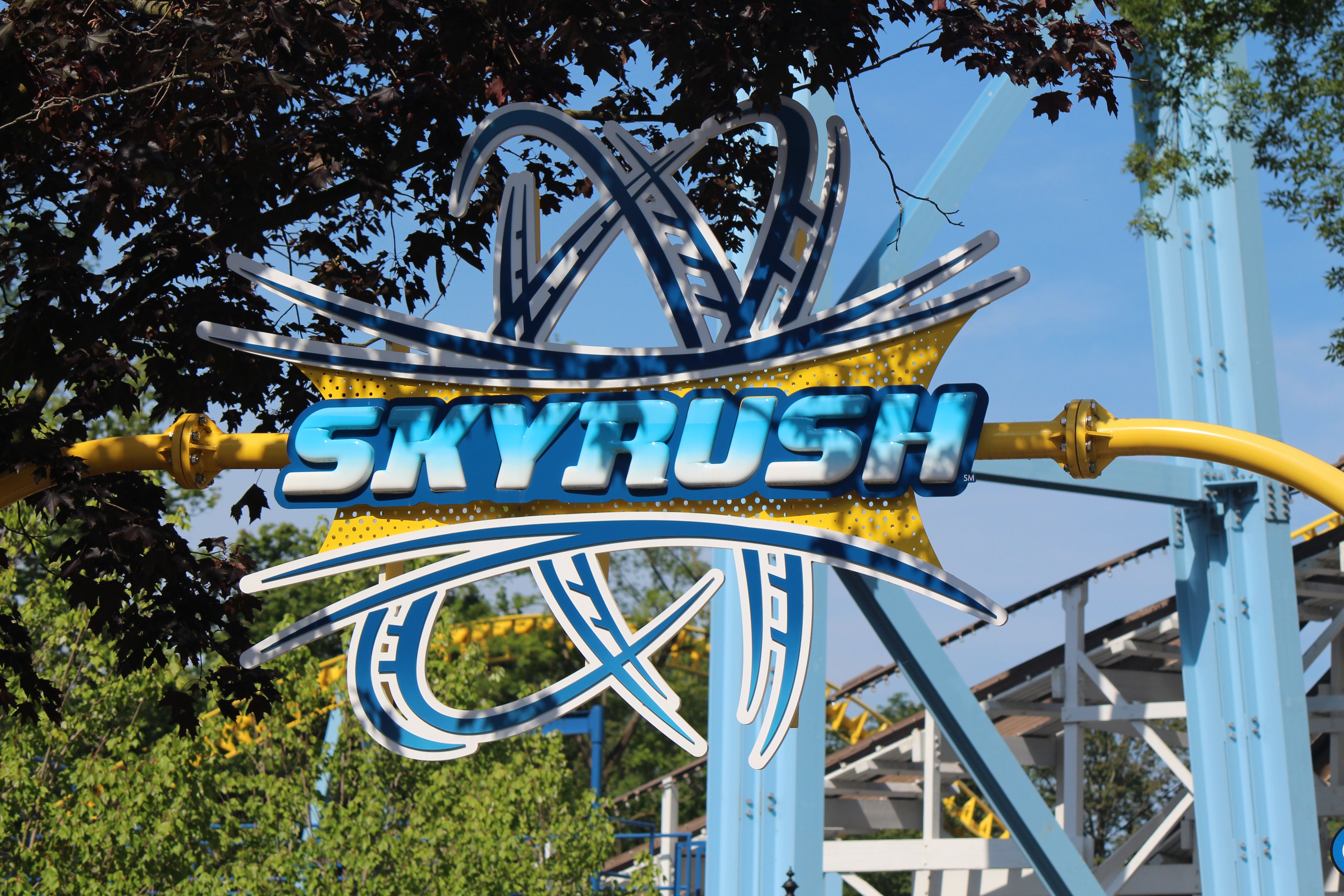 Custom dimensional sign created for Hersheypark's Skyrush ...