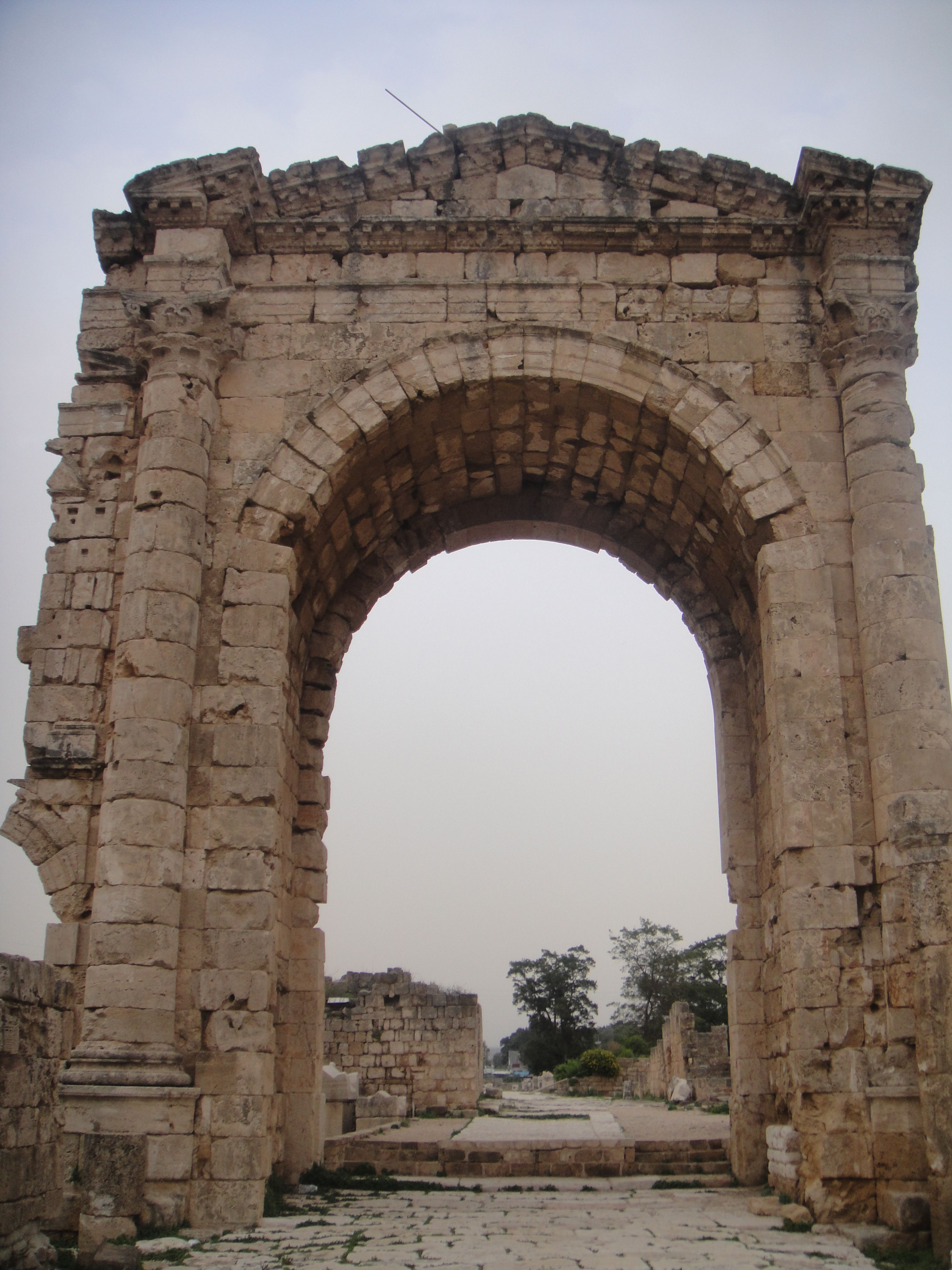 Roman archway photo