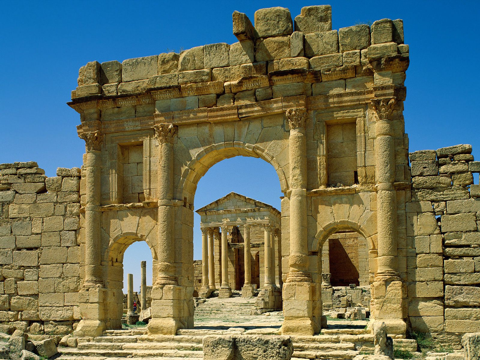 rome ruins | Roman Ruins Sbeitla Tunisia - Africa Photography ...