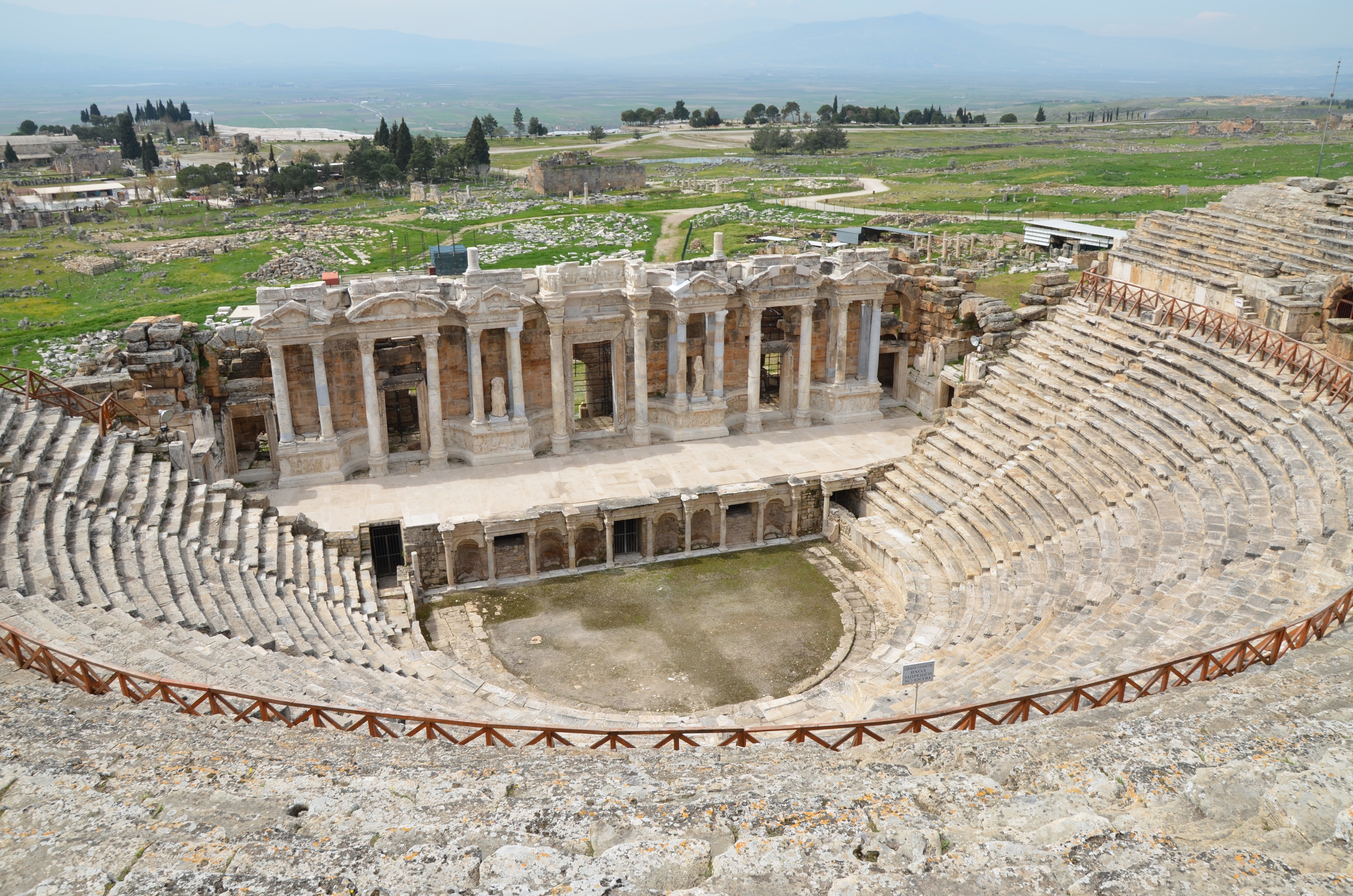 File:The Roman theatre, built in the 2nd century AD under Hadrian on ...