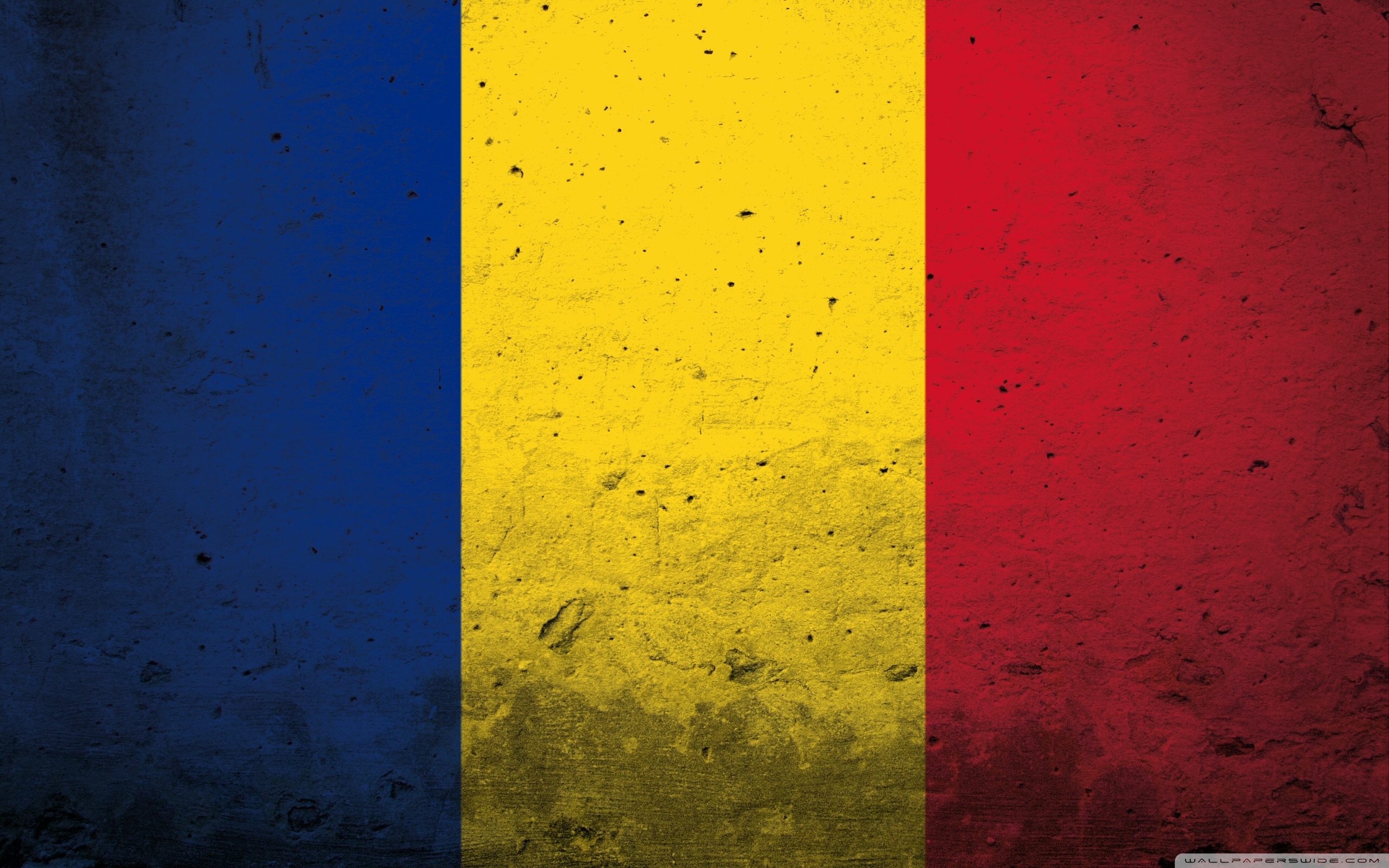 Romania grunge flag photo