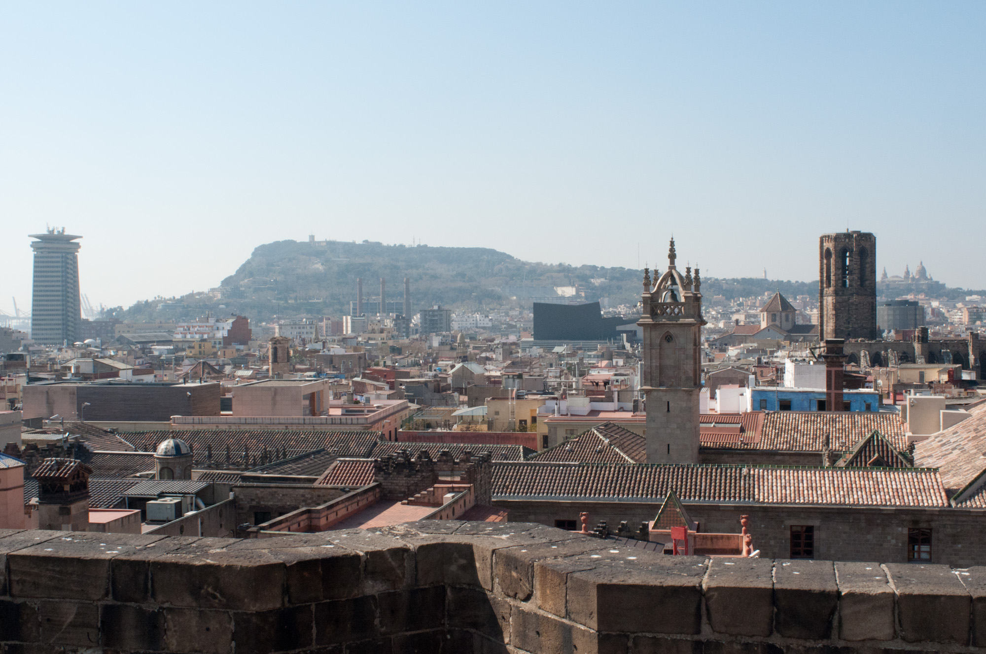 View of Barcelona from the roof of the cathedral | Jeff Mather's ...
