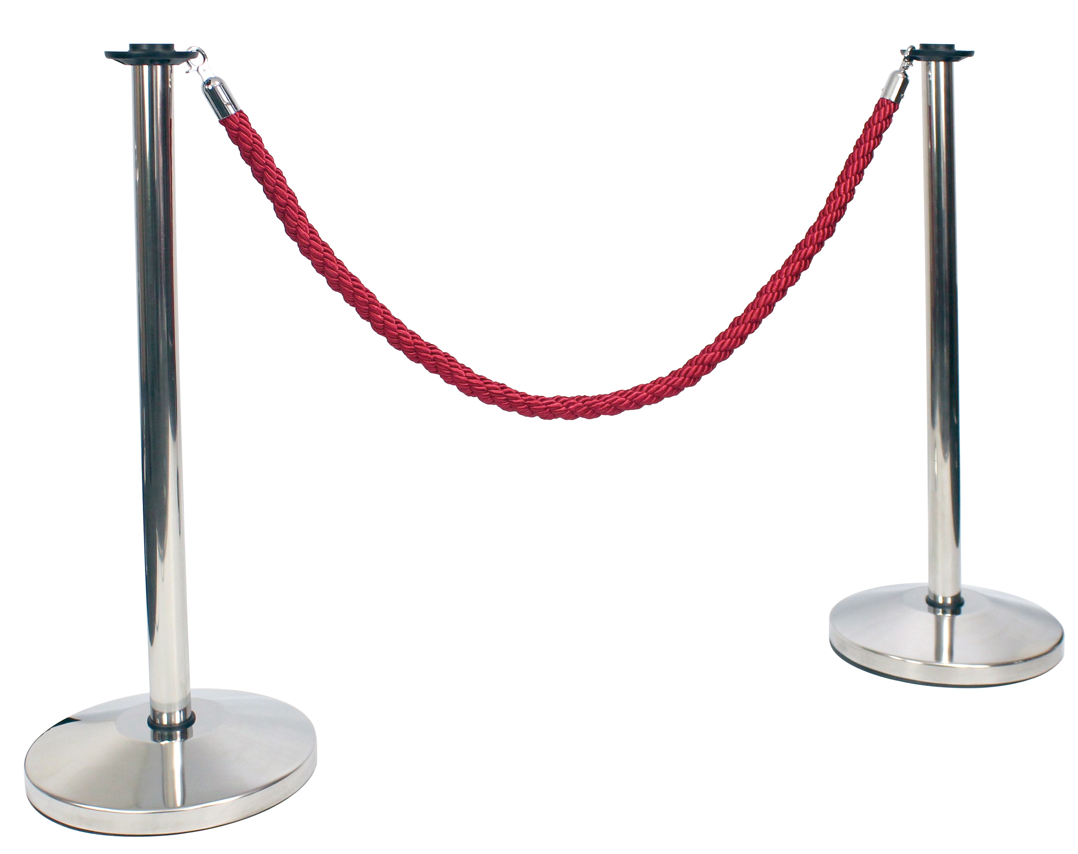 Buy Black Pole & Rope Barrier Online on Scribo Display